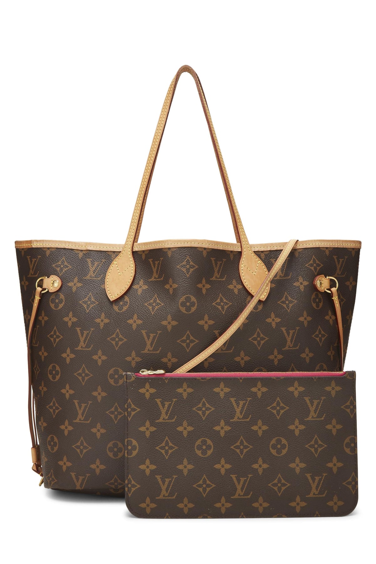 Louis Vuitton,  Pink Monogram Canvas Neo Neverfull MM, Pink