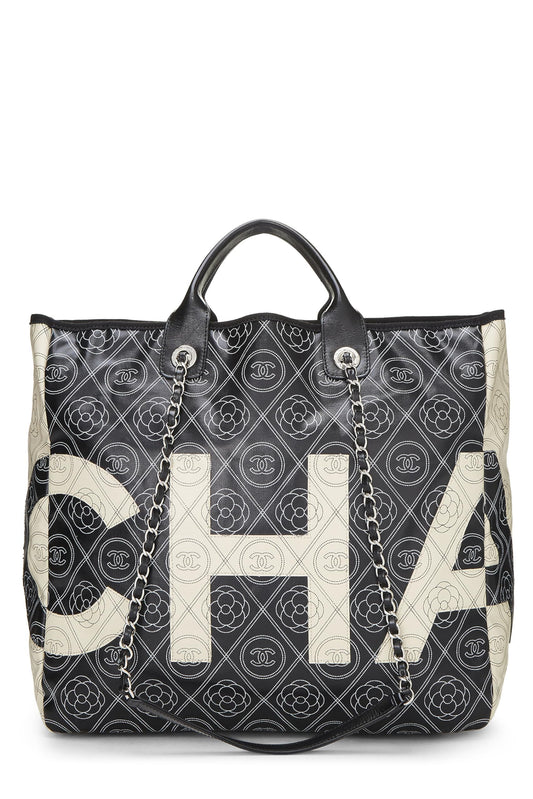 Chanel,  Black 'CC' Camellia Tote Medium, Black