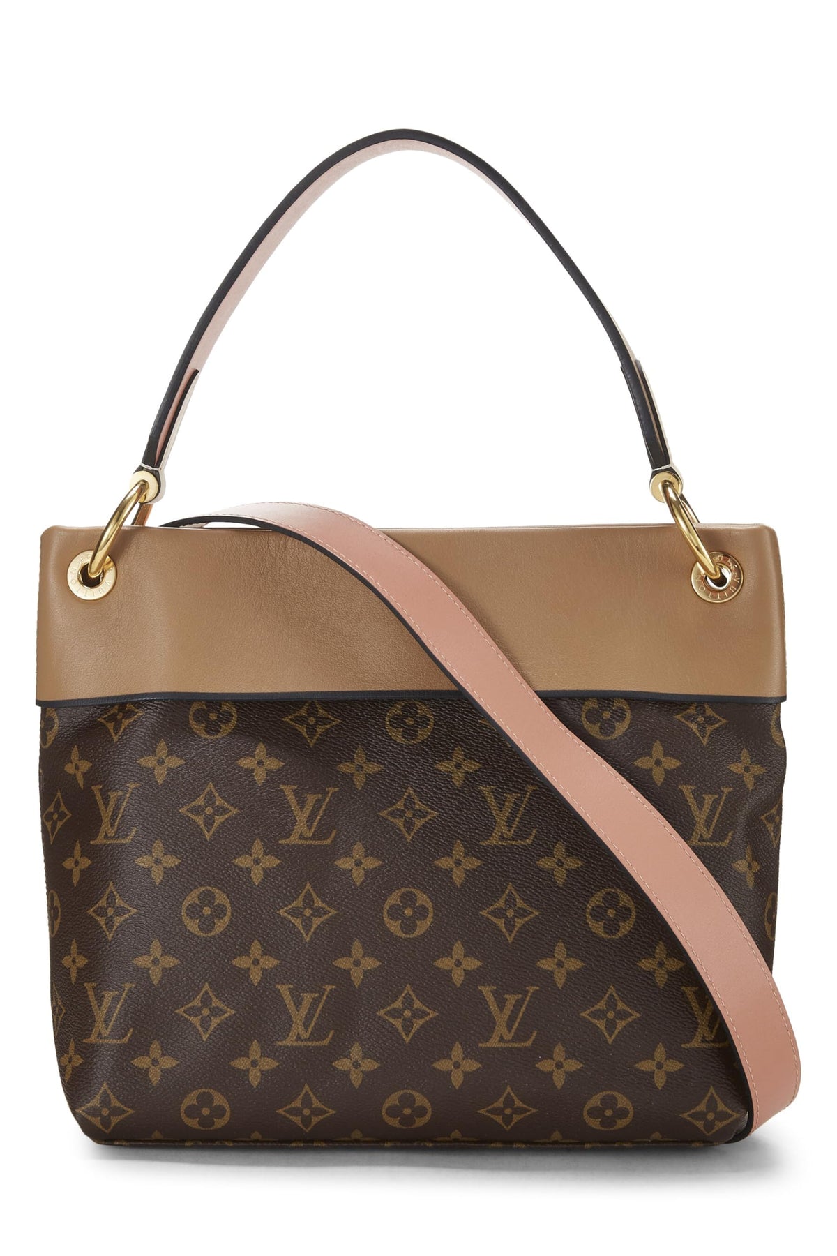 Louis Vuitton,  Beige Monogram Canvas Tuileries Besace, Beige