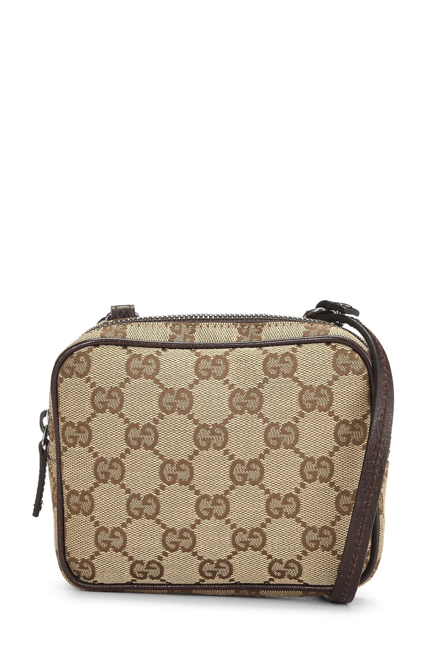 Gucci, Original GG Canvas Pochette, Brown