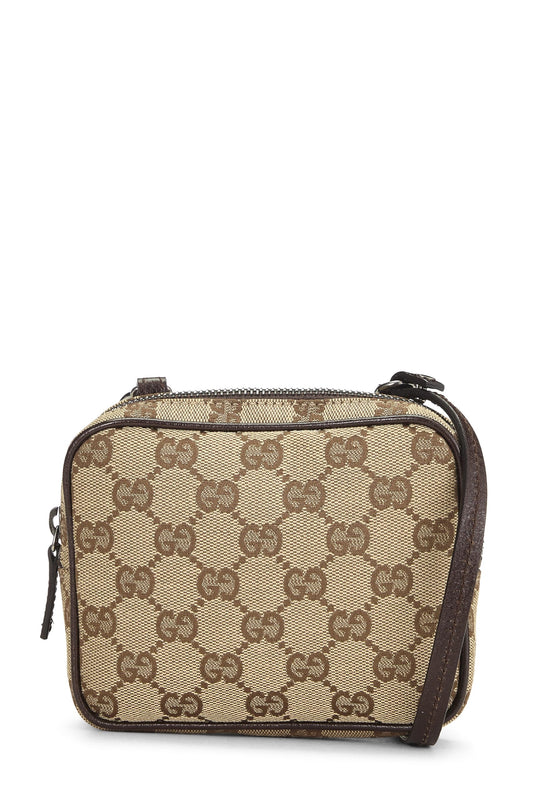 Gucci, Original GG Canvas Pochette, Brown