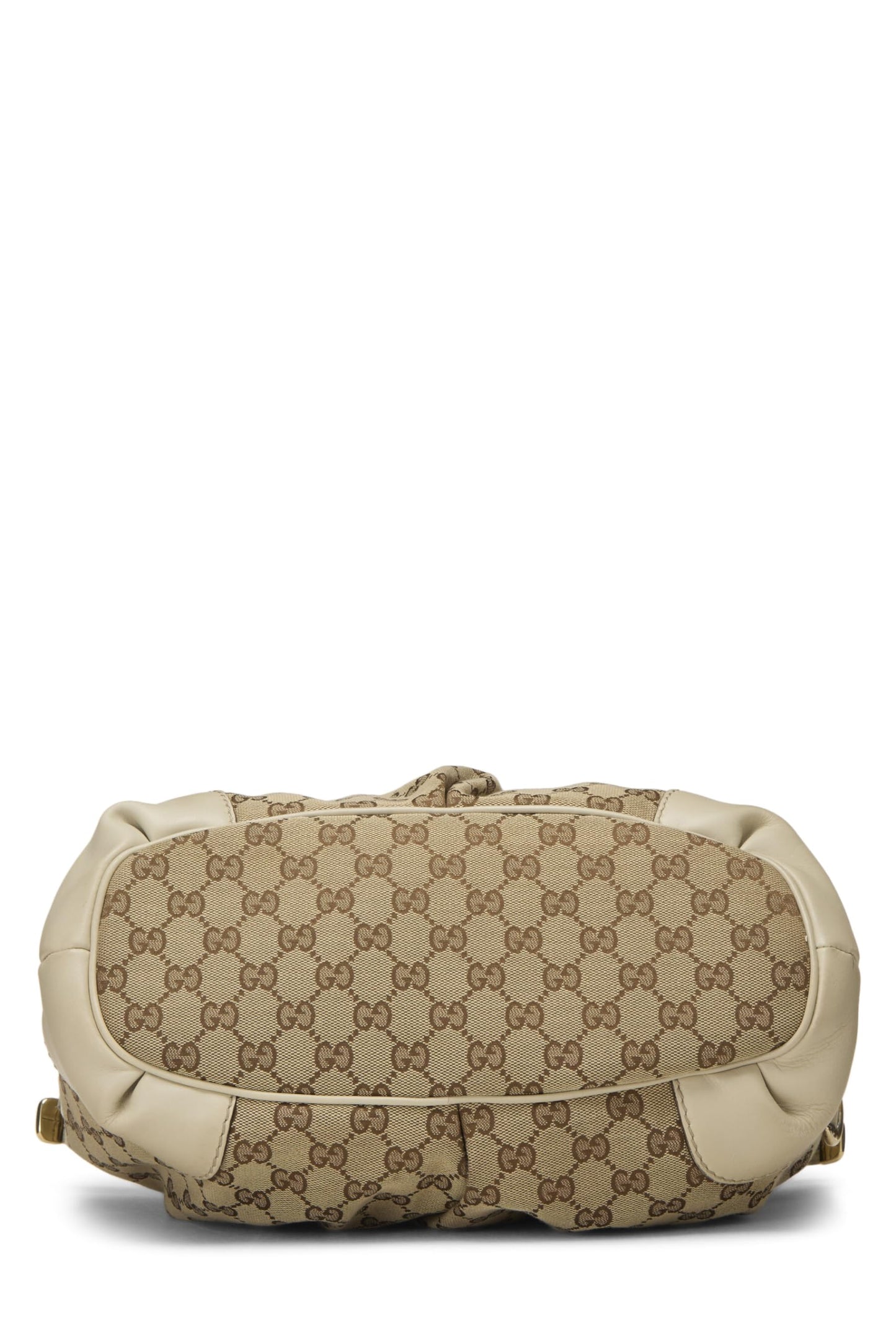 Gucci, White Original GG Canvas Zip Sukey Hobo Large, White