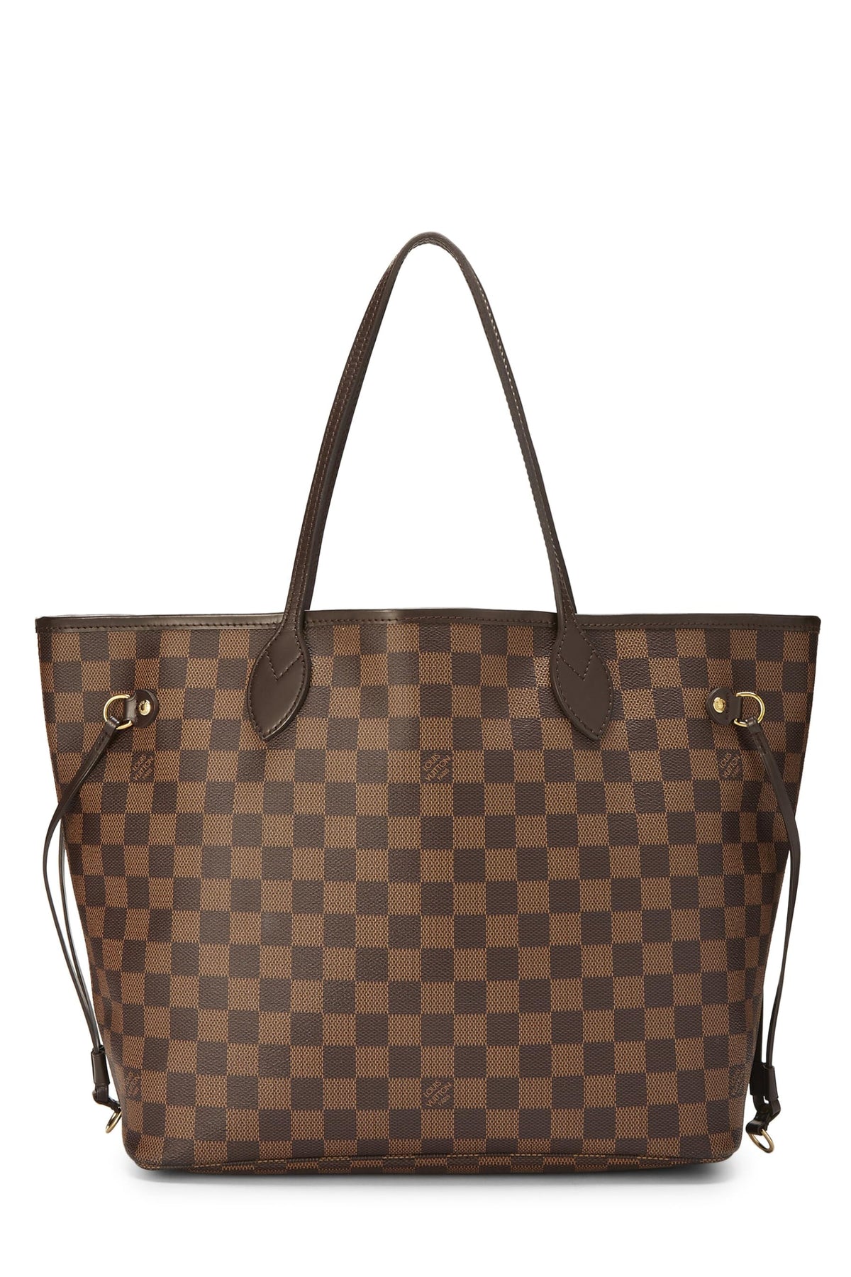 Louis Vuitton,  Damier Ebene Neverfull MM, Brown
