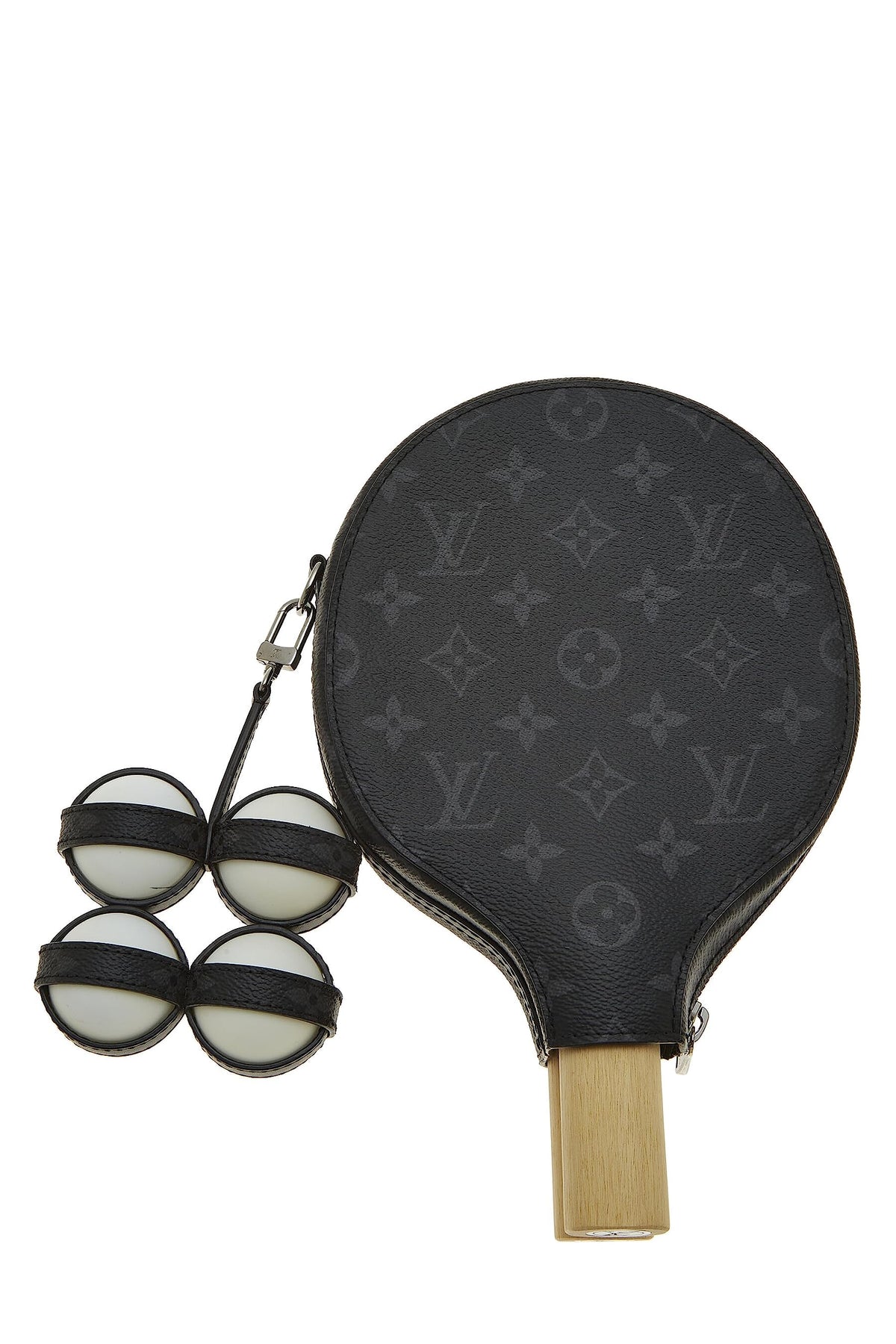 Louis Vuitton,  Monogram Eclipse James Ping Pong Set, Black