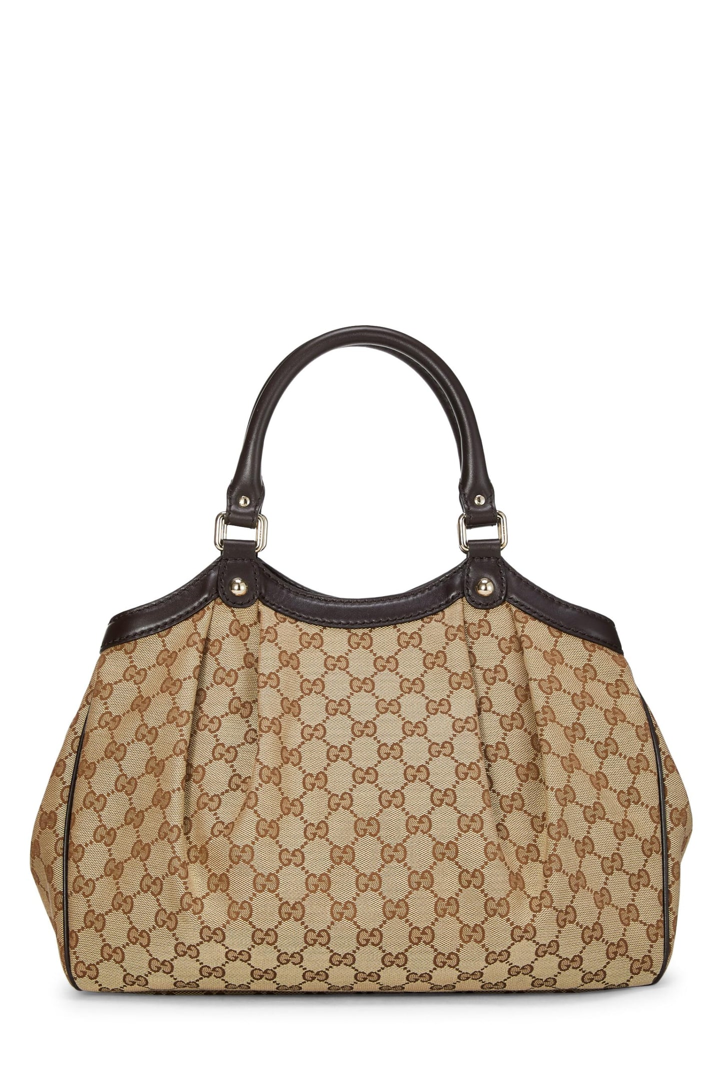Gucci, Original GG Canvas Sukey Tote, Brown