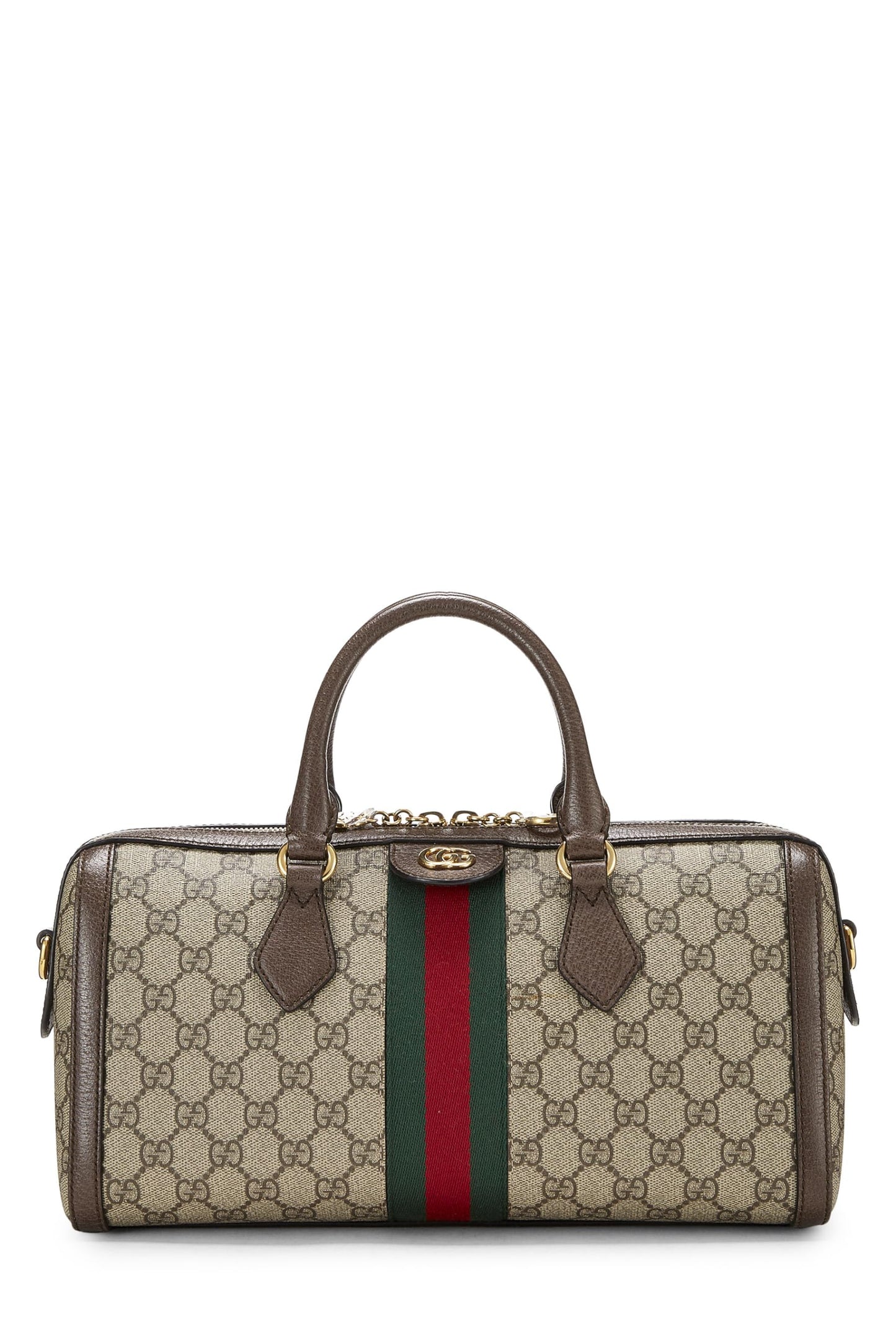 Gucci, Original GG Supreme Ophidia Handle Bag Medium, Brown
