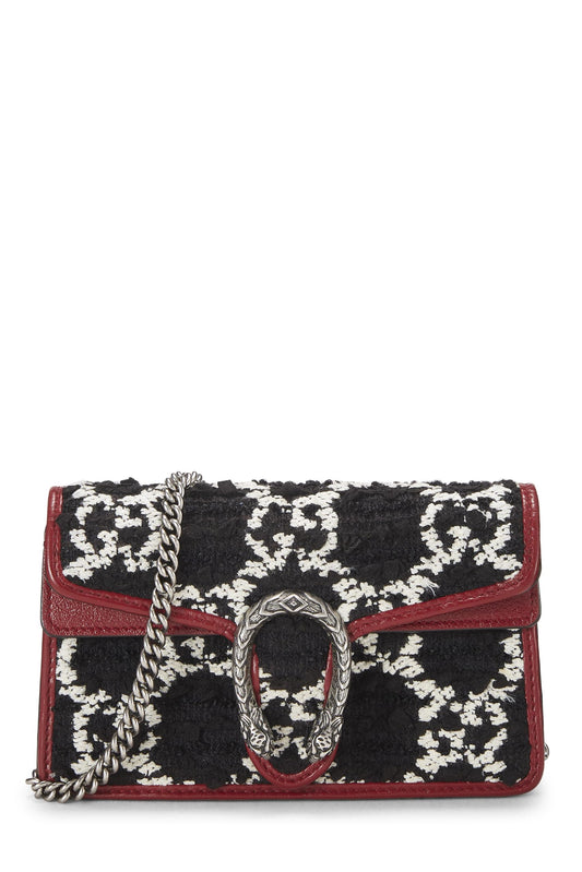 Gucci, Multicolor Tweed Dionysus Crossbody Super Mini, Multi