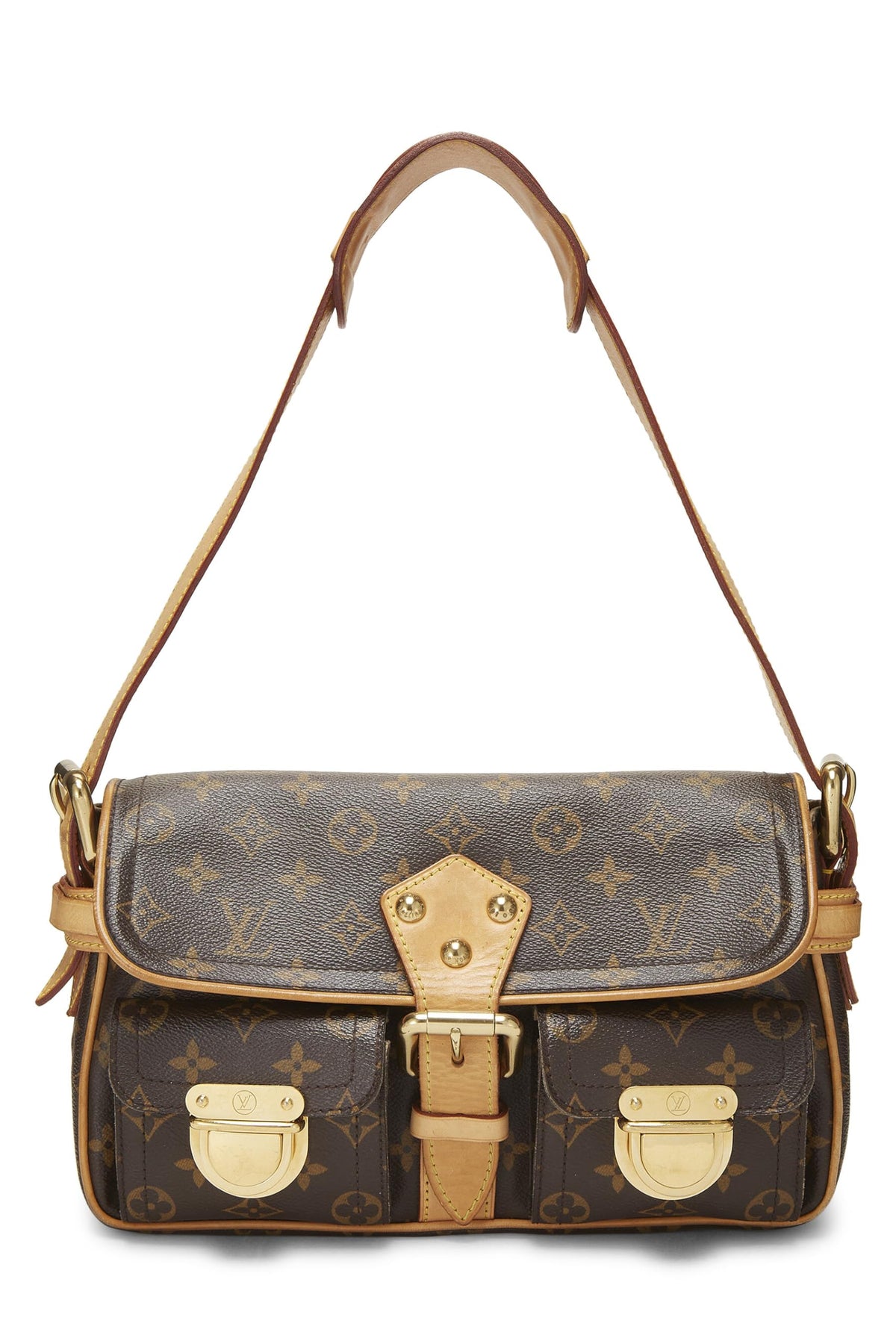 Louis Vuitton,  Monogram Canvas Hudson PM, Brown