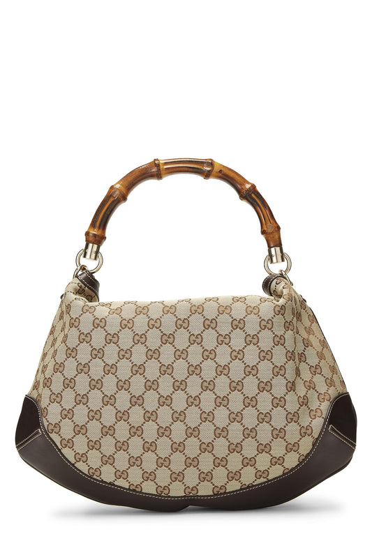 Gucci, Original GG Canvas Peggy Hobo, Brown