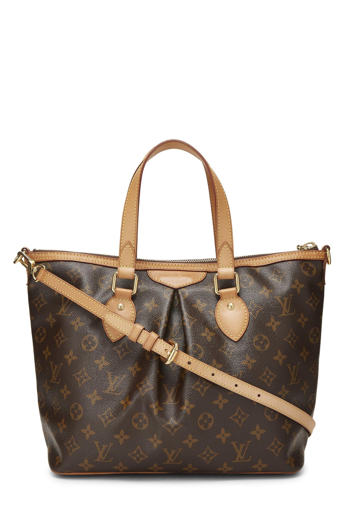 Louis Vuitton,  Monogram Canvas Palermo PM, Brown