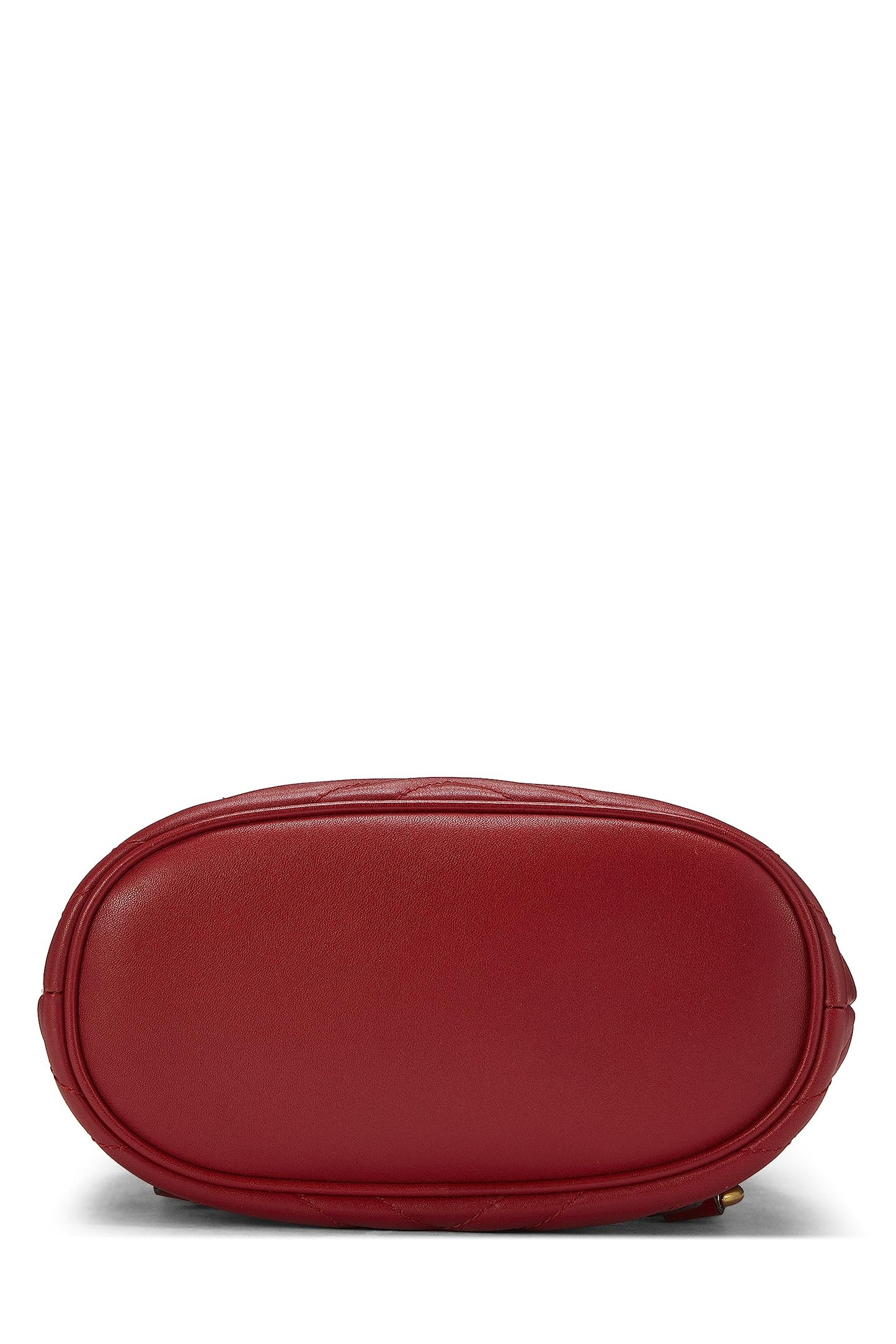 Gucci, Red Leather GG Marmont Backpack Small, Red