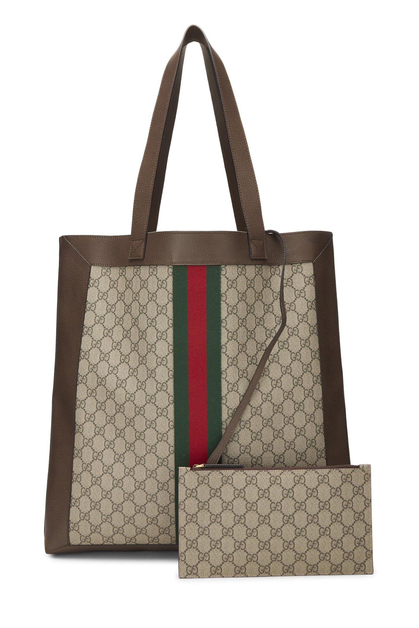 Gucci, Brown Original GG Supreme Canvas Ophidia Tote Large, Brown