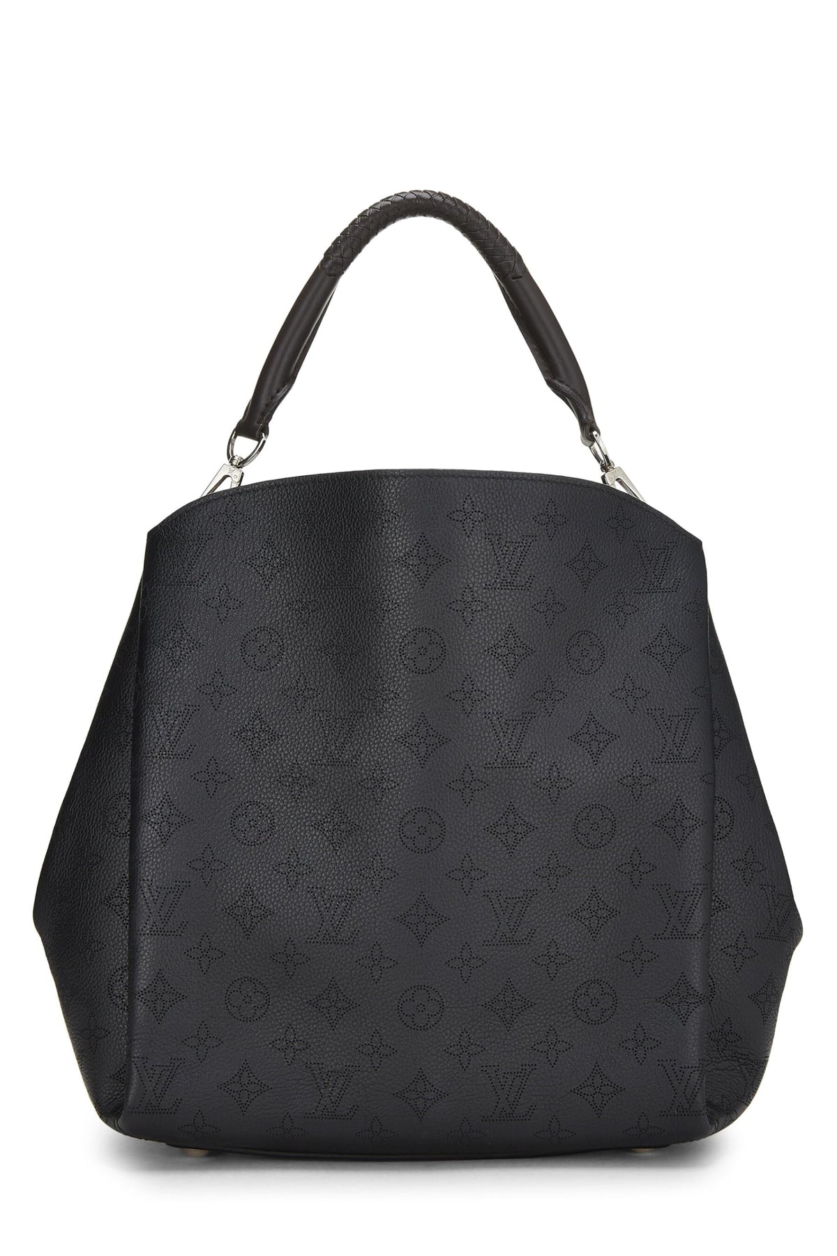 Louis Vuitton,  Black Monogram Mahina Babylone PM NM, Black