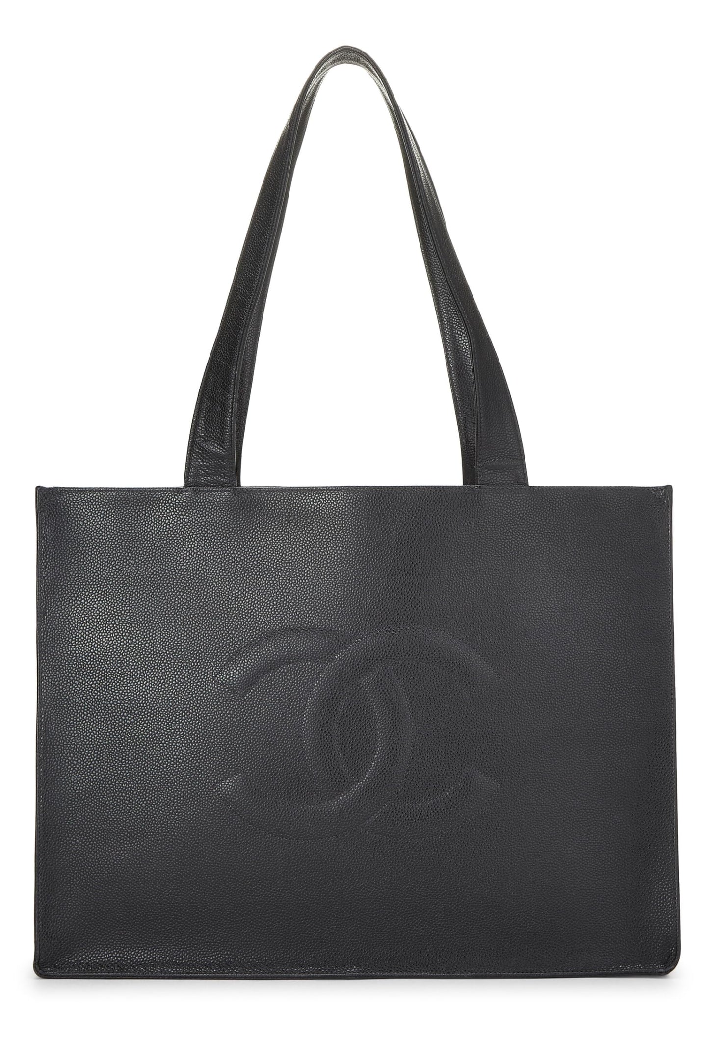 Chanel,  Black Caviar 'CC' Tote Medium, Black