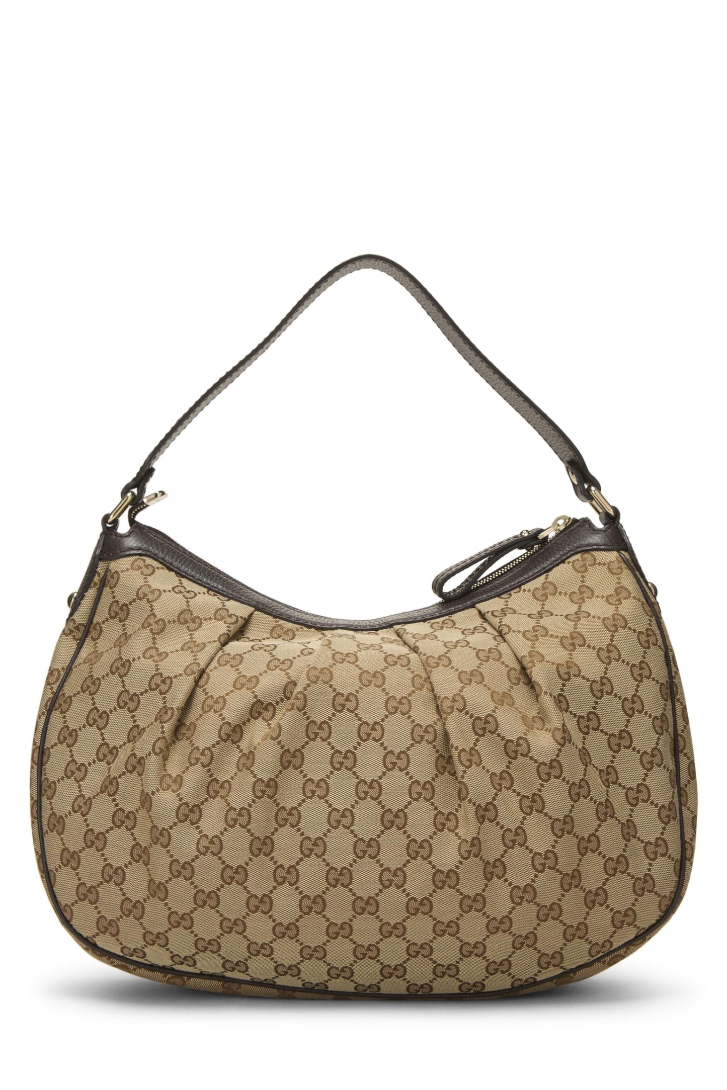 Gucci, Brown Original GG Canvas Sukey Hobo, Brown
