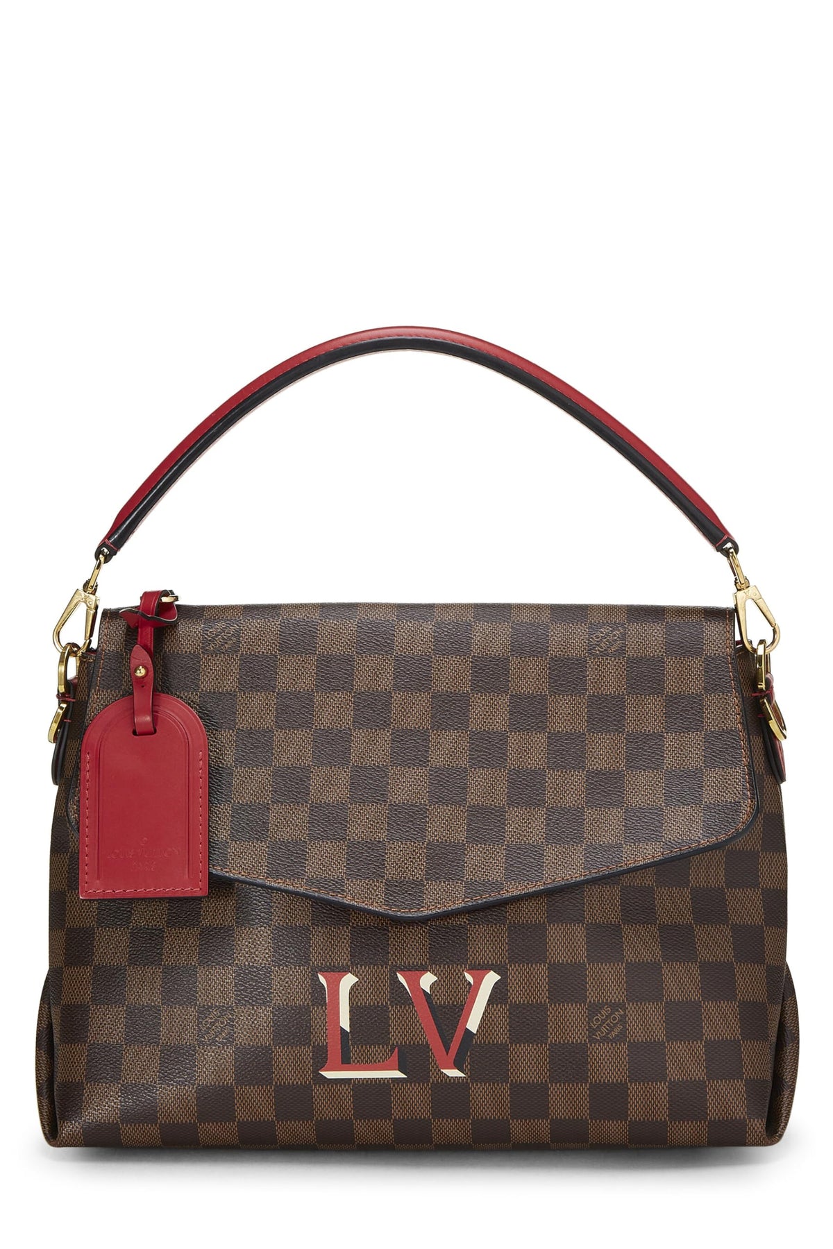 Louis Vuitton,  Monogram Canvas Messenger Beaubourg MM, Red