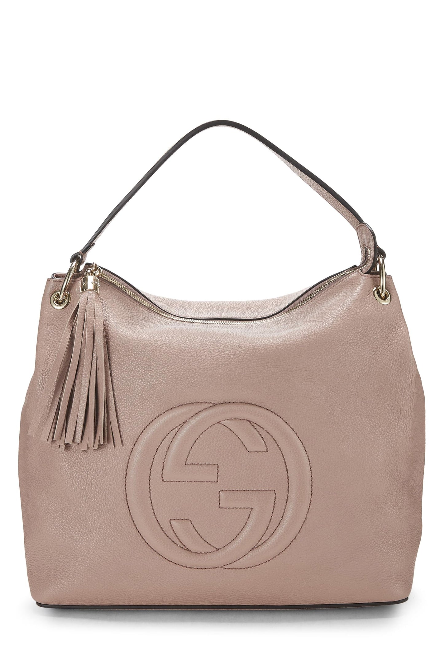 Gucci, Pink Leather Soho Convertible Hobo, Pink