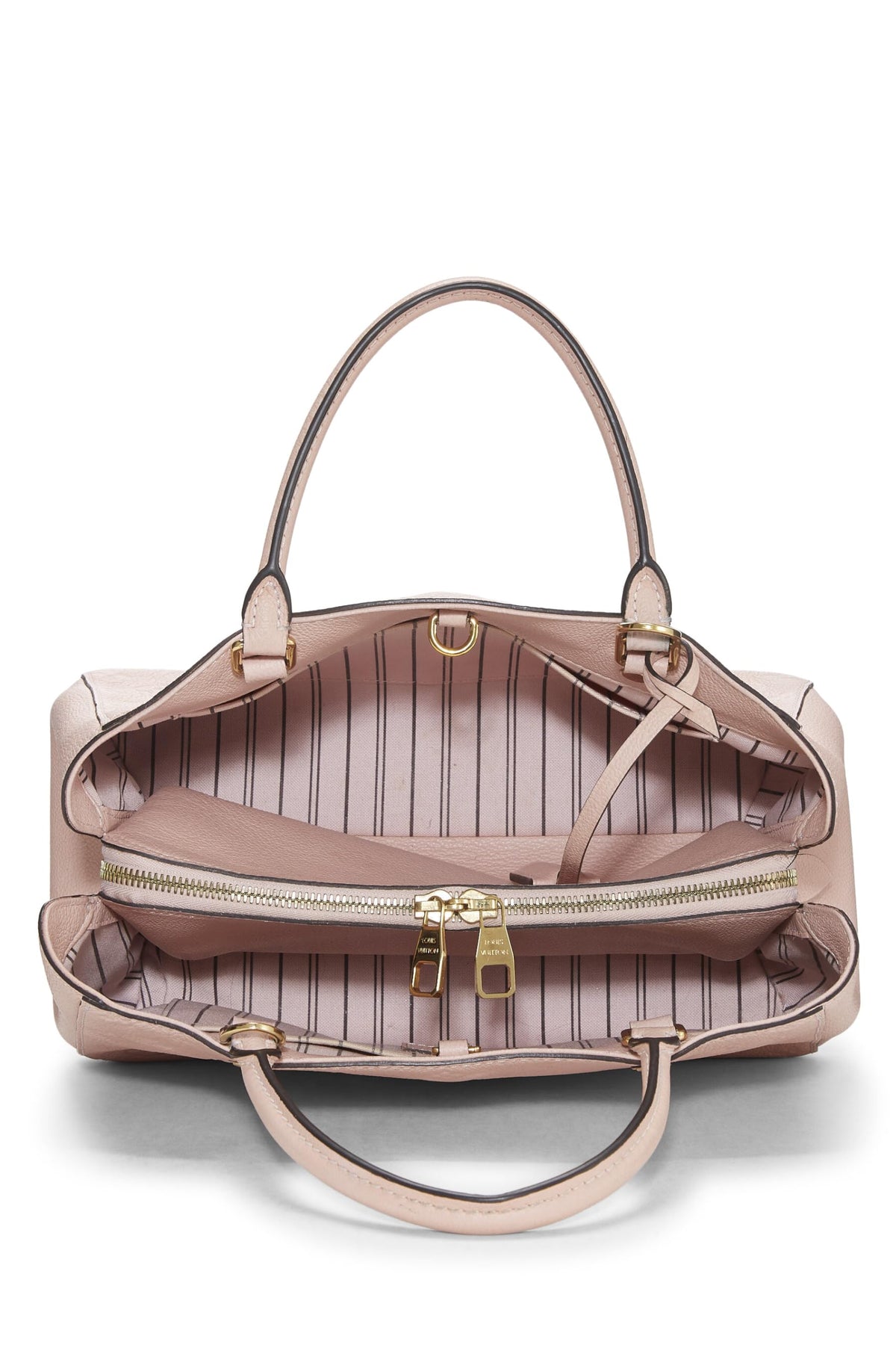 Louis Vuitton,  Pink Monogram Empreinte Montaigne MM, Pink