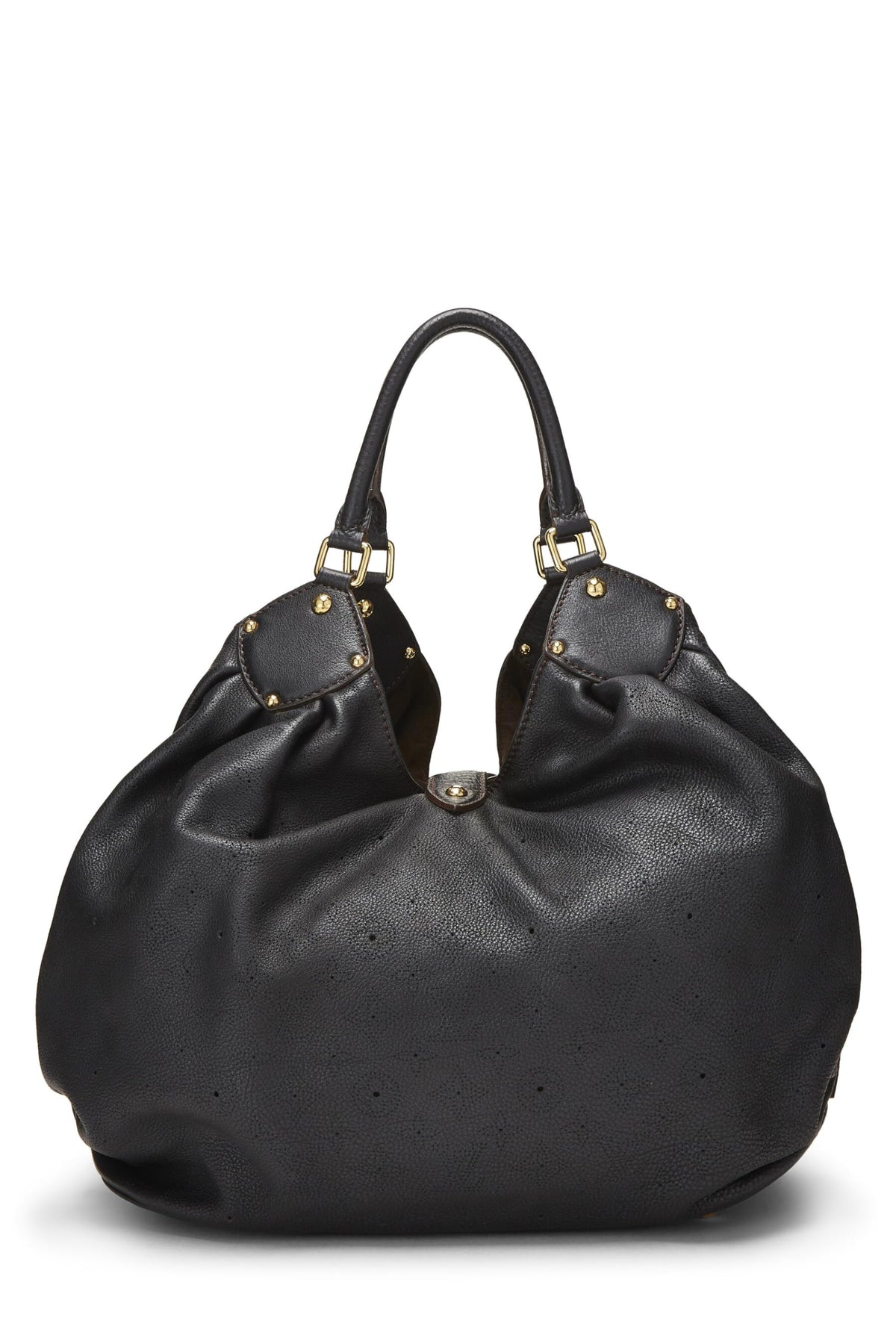 Louis Vuitton,  Black Monogram Mahina XL, Black