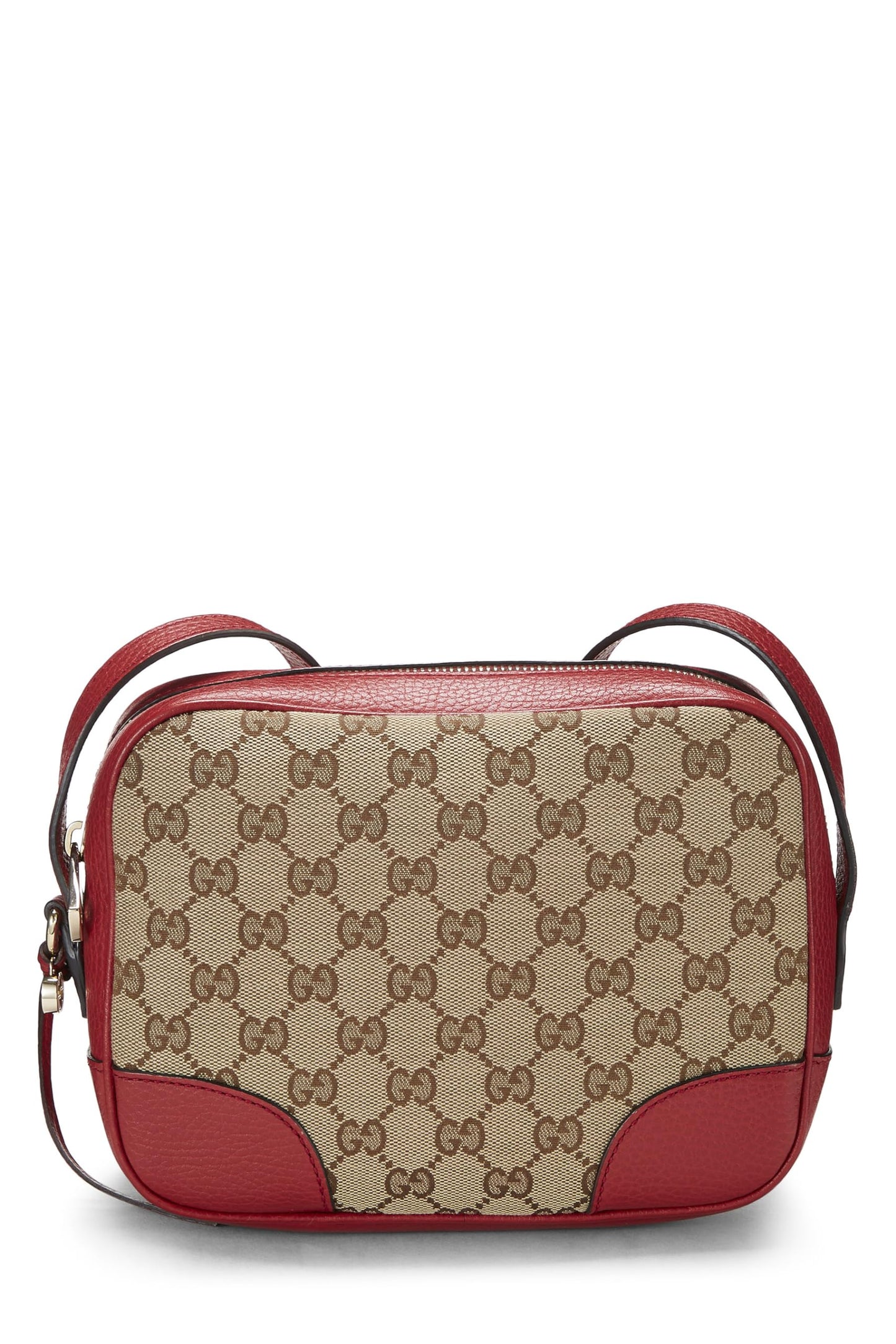 Gucci, Red Original GG Canvas Bree Crossbody, Red
