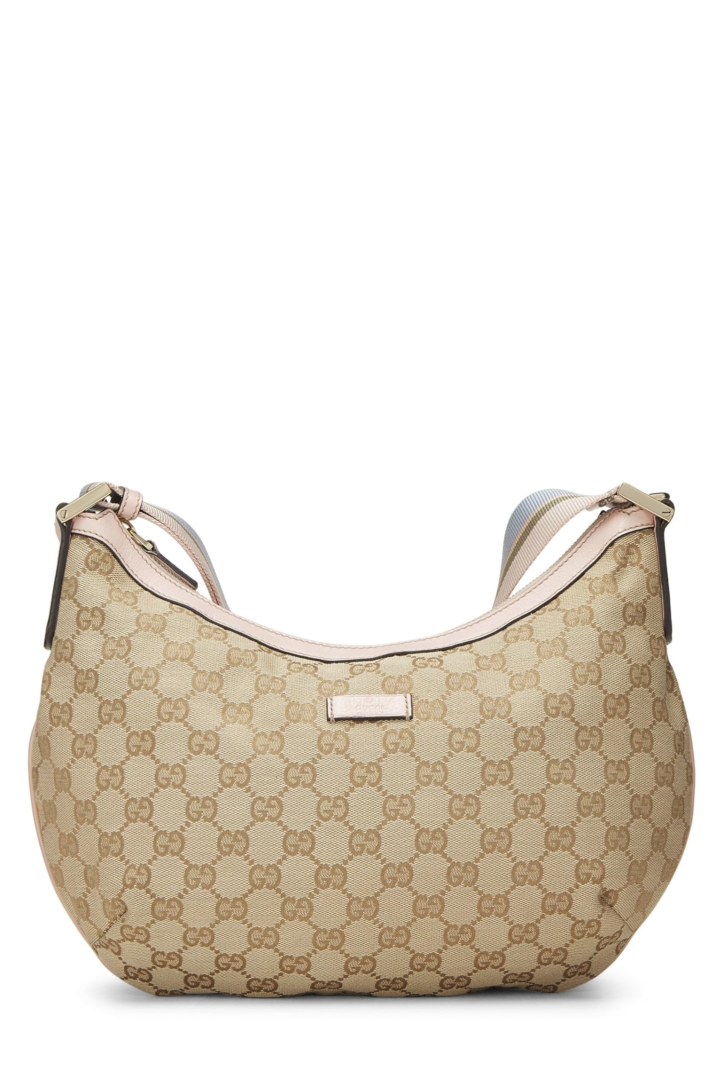 Gucci, Pink Original GG Canvas Web Messenger Large, Pink