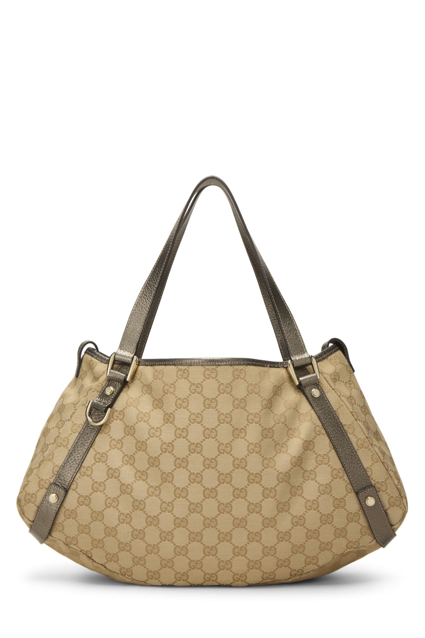 Gucci, Grey Original GG Canvas Abbey Tote, Grey