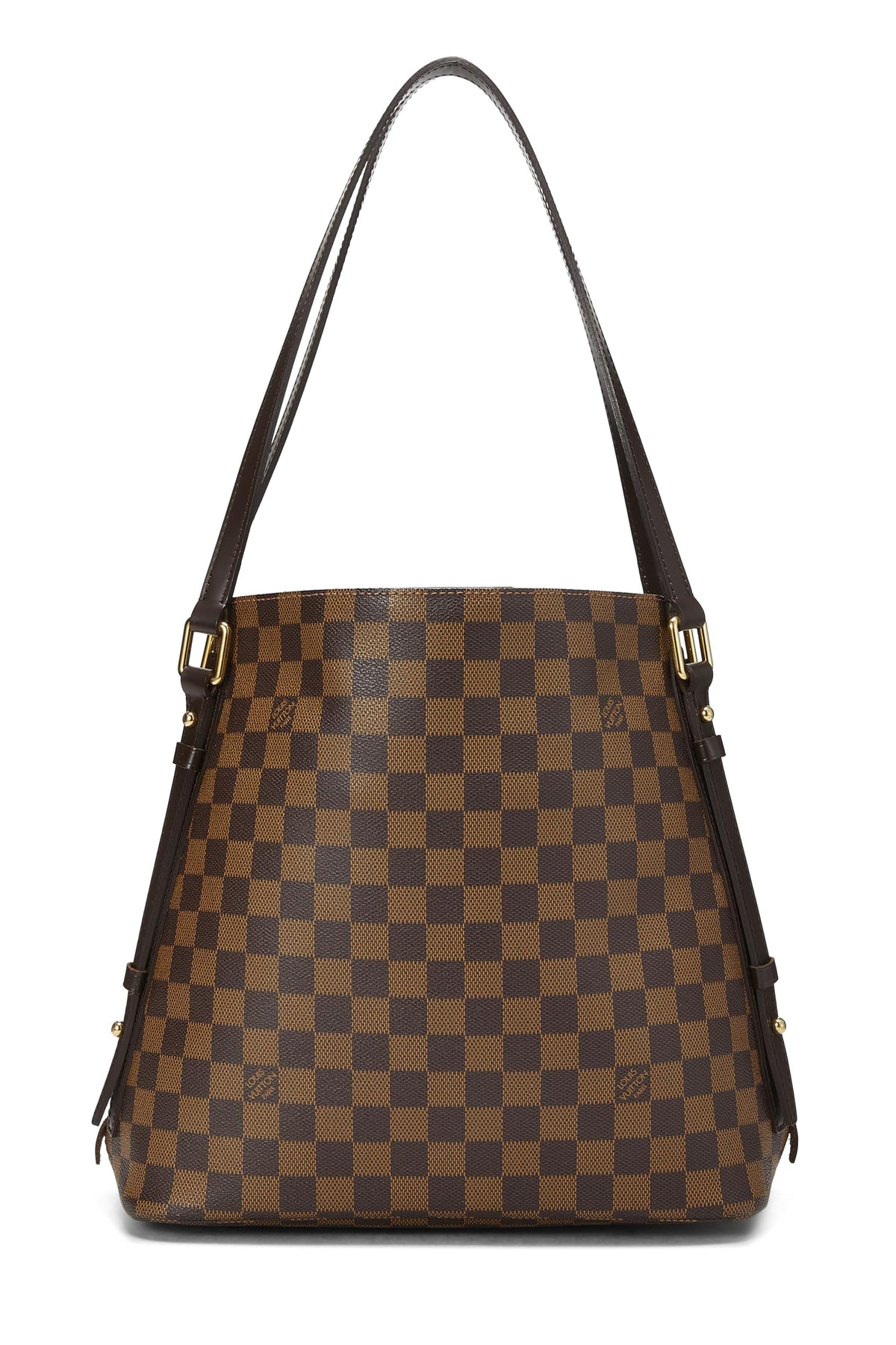 Louis Vuitton,  Damier Ebene Cabas Rivington, Brown
