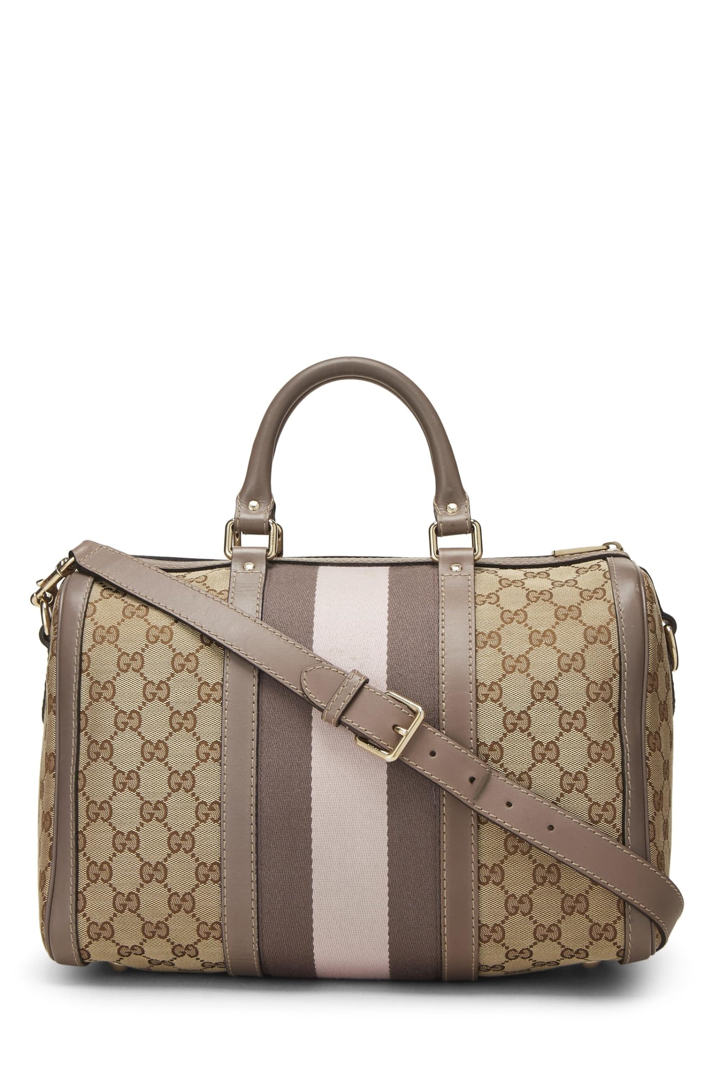 Gucci, Pink Original GG Canvas Boston Handbag, Pink