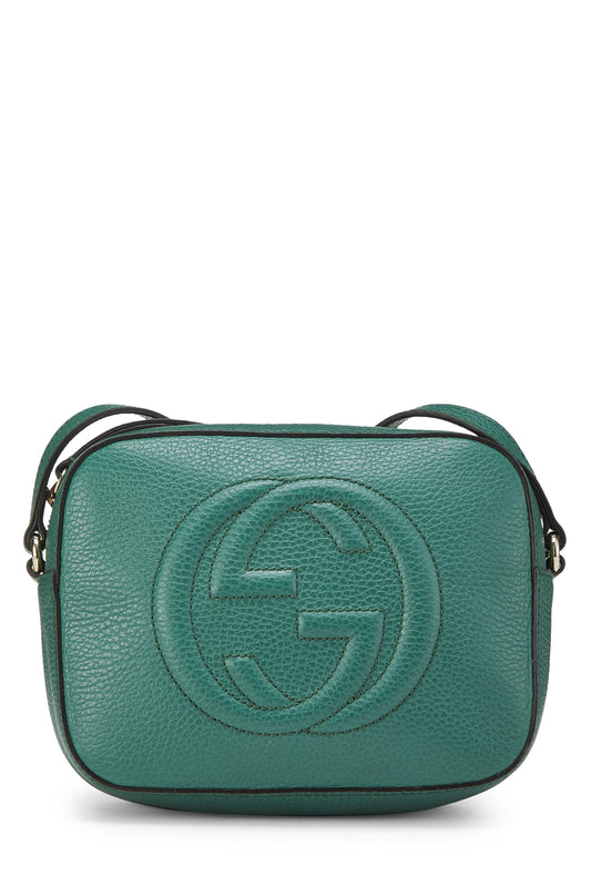 Gucci, Green Grained Leather Soho Disco, Green
