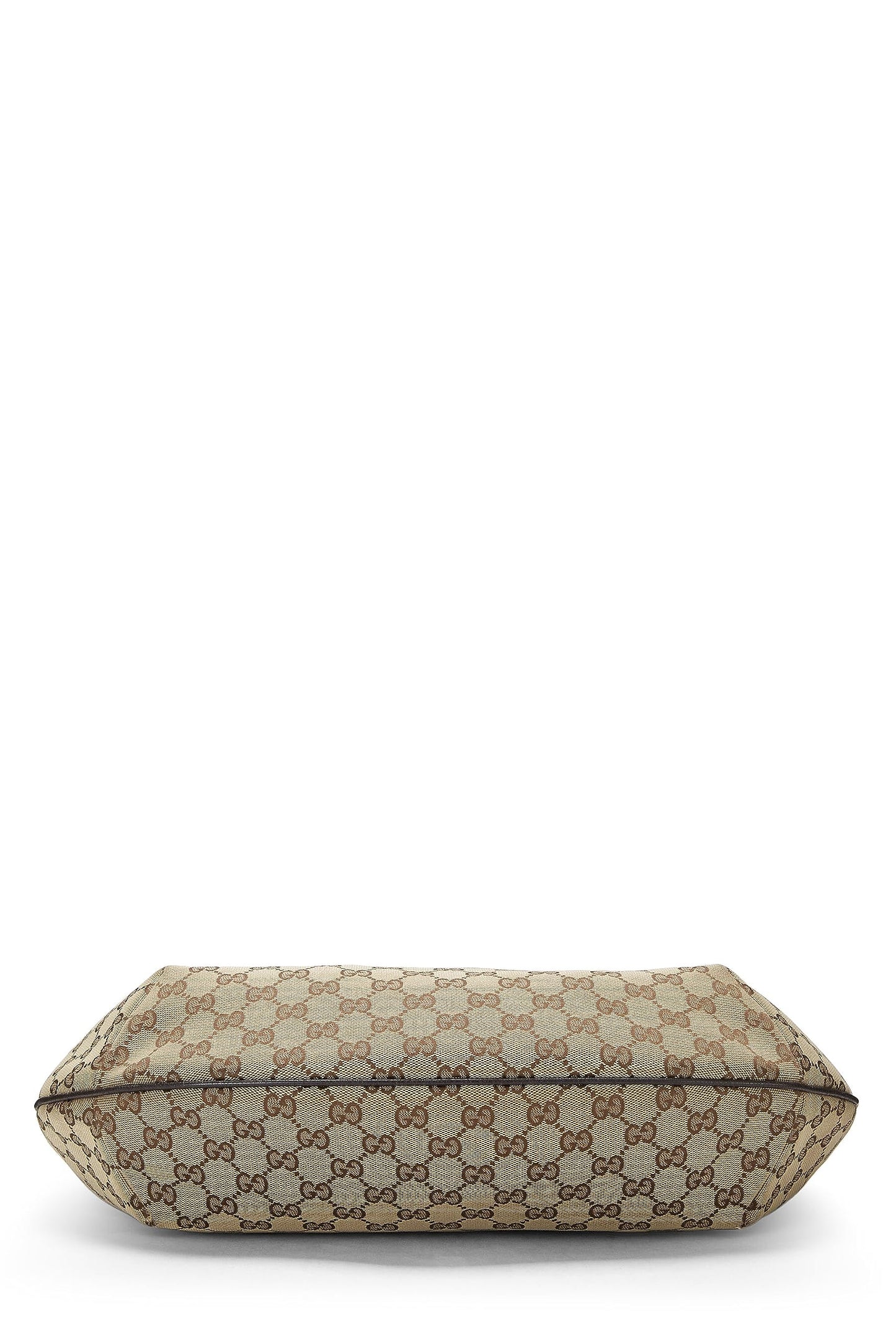 Gucci, Original GG Canvas Web Messenger Large, Brown