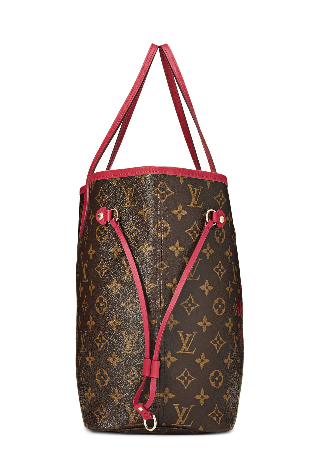 Louis Vuitton,  Pink Monogram Canvas Ikat Flower Neverfull MM, Pink