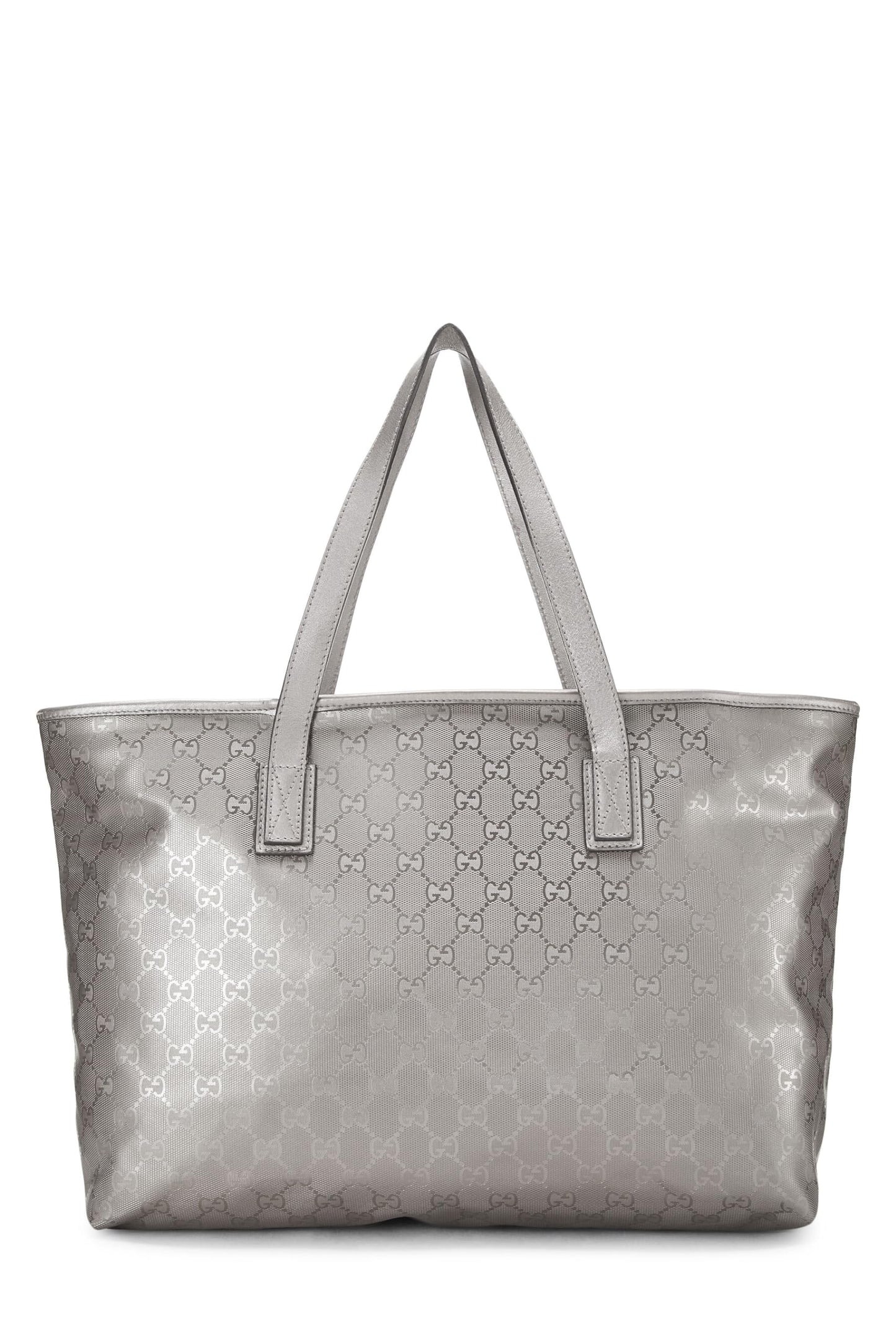 Gucci, Silver GG Imprime Tote Small, Silver
