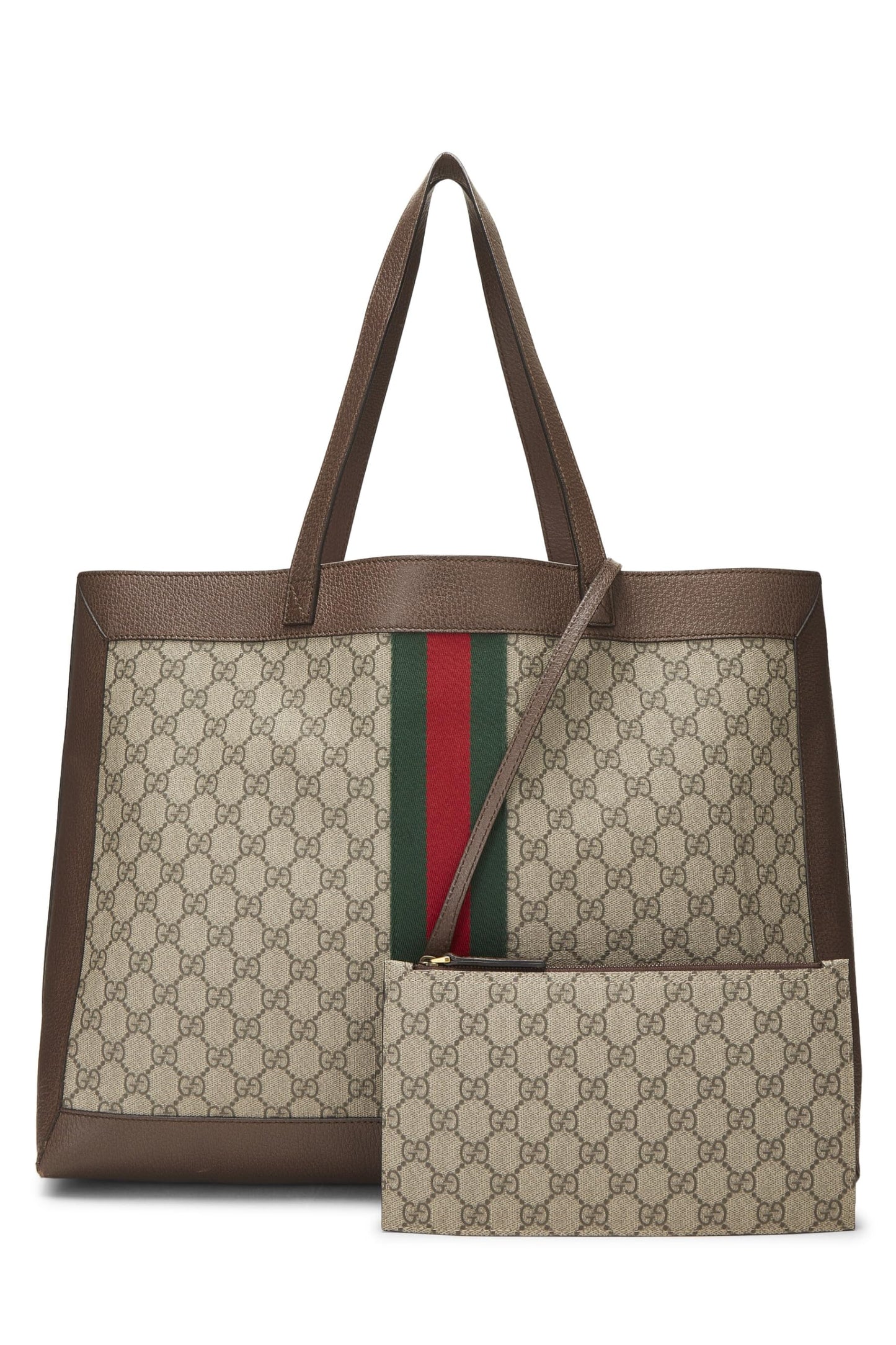 Gucci, Original GG Supreme Canvas Ophidia Tote Medium, Brown