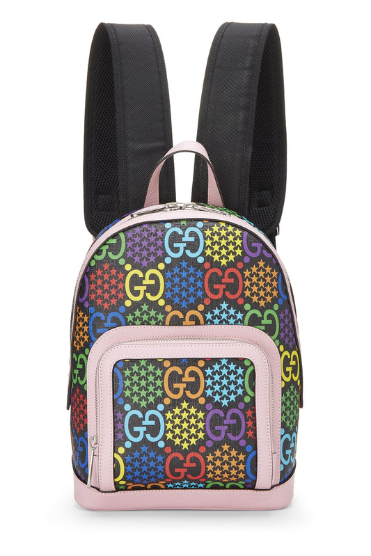 Gucci, Multicolor GG Supreme Psychedelic Backpack Small, Multi