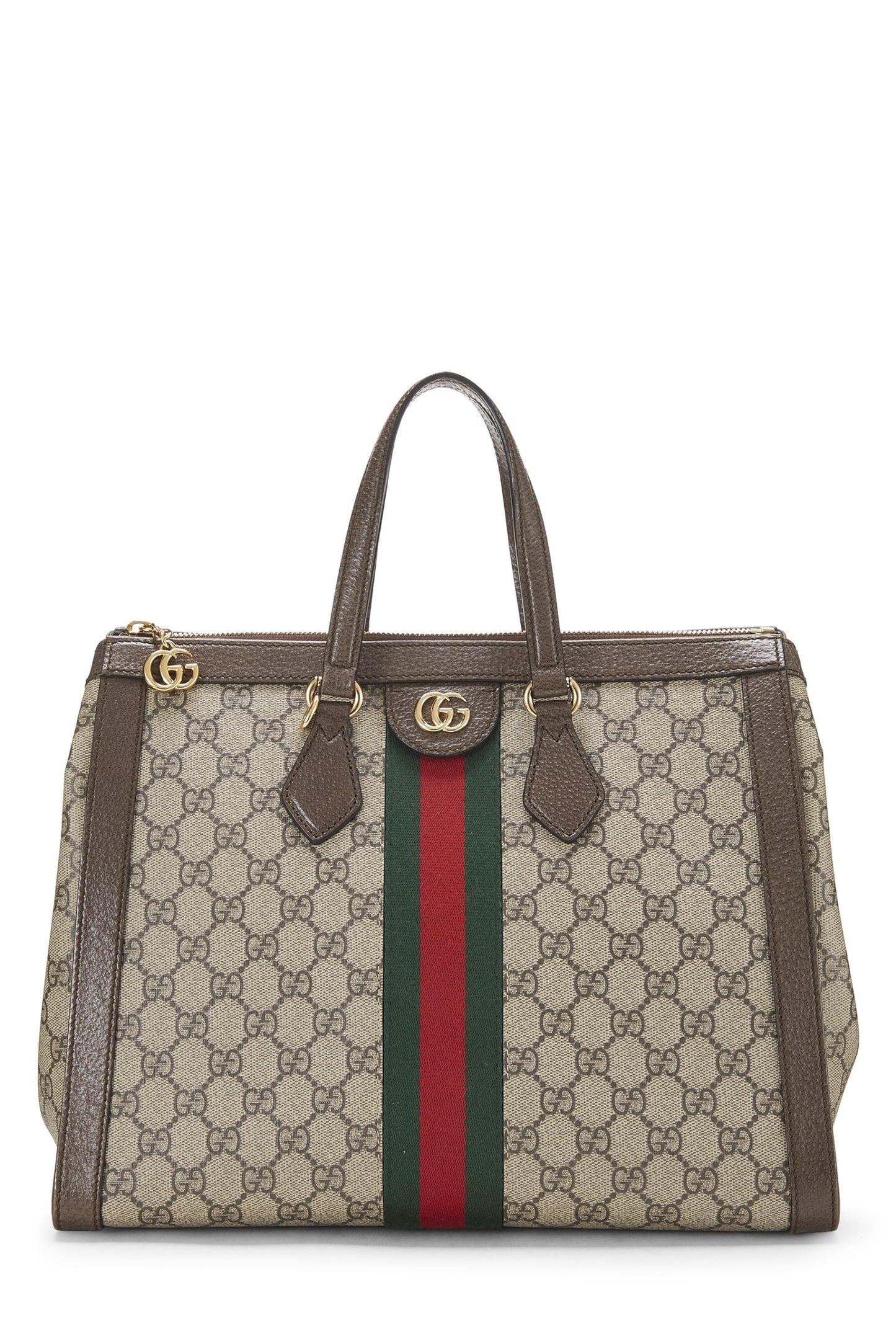 Gucci, Original GG Supreme Canvas Ophidia Tote Medium, Brown