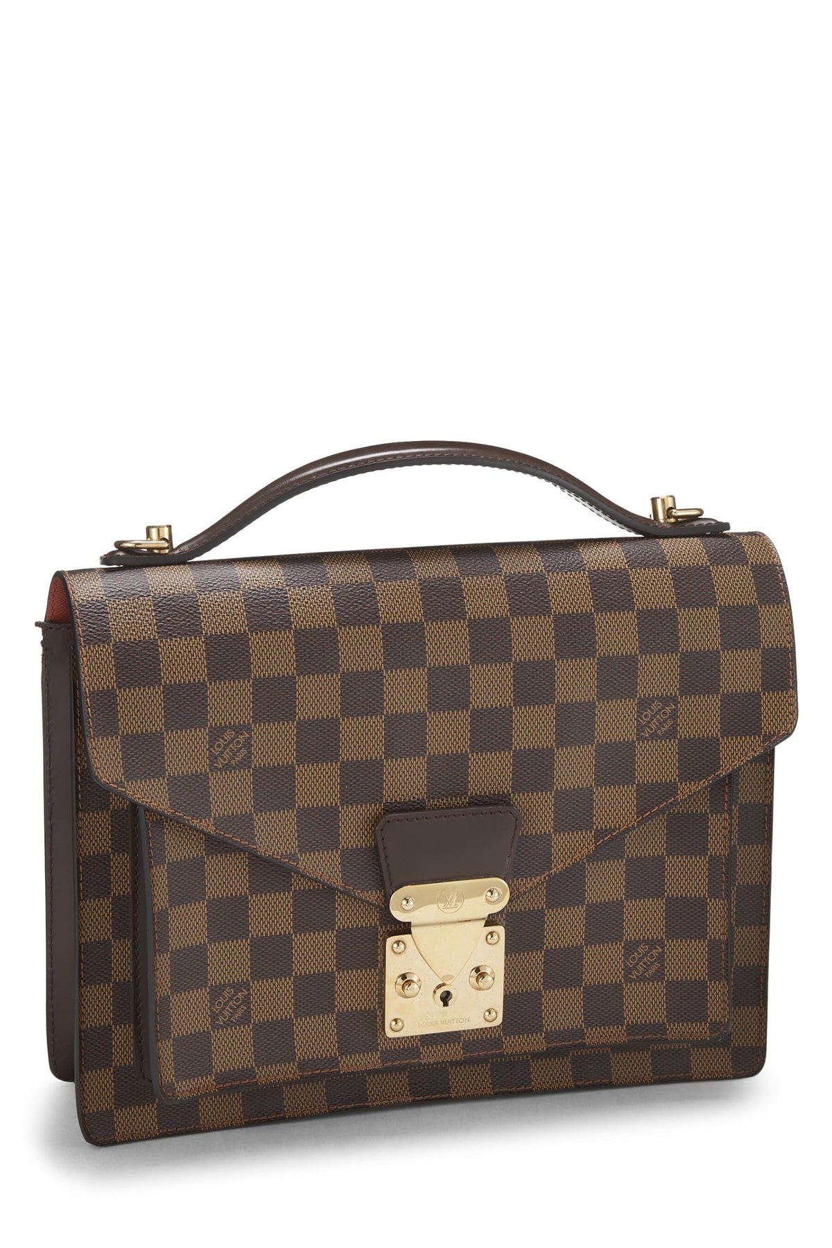 Louis Vuitton,  Damier Ebene Monceau, Brown