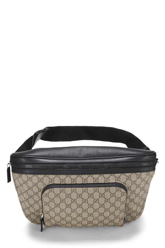 Gucci, Original GG Supreme Canvas Waist Pouch Large, Black