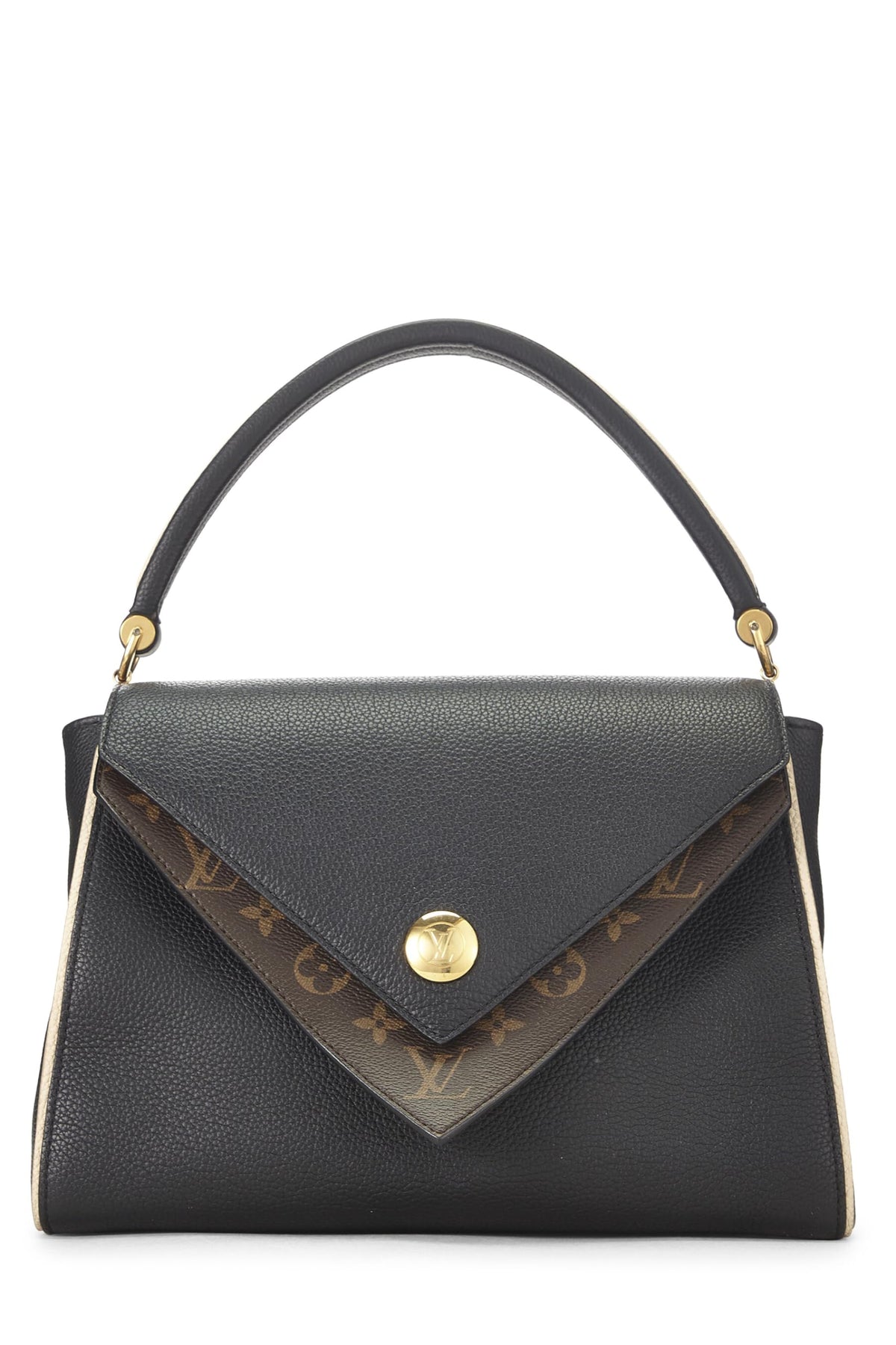 Louis Vuitton,  Black Monogram Double V Bag, Black