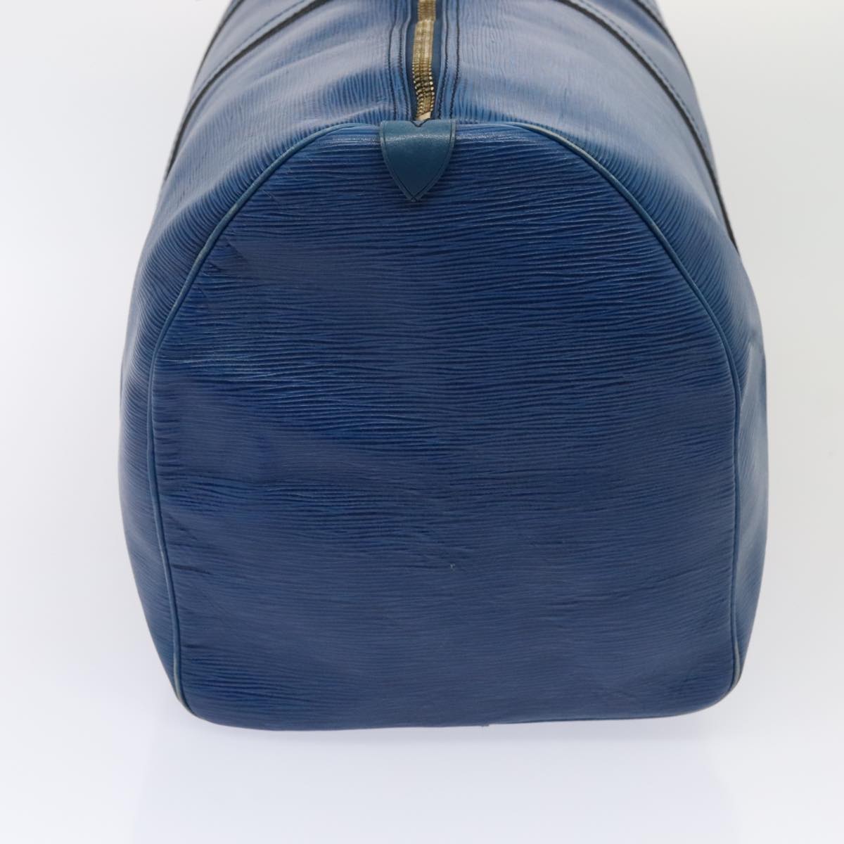 LOUIS VUITTON Epi Keepall 55 Boston Bag Vintage Blue M42955 LV Auth 82152
