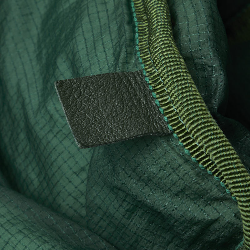 Chanel Rucksack Backpack Green Nylon Leather  Chanel
