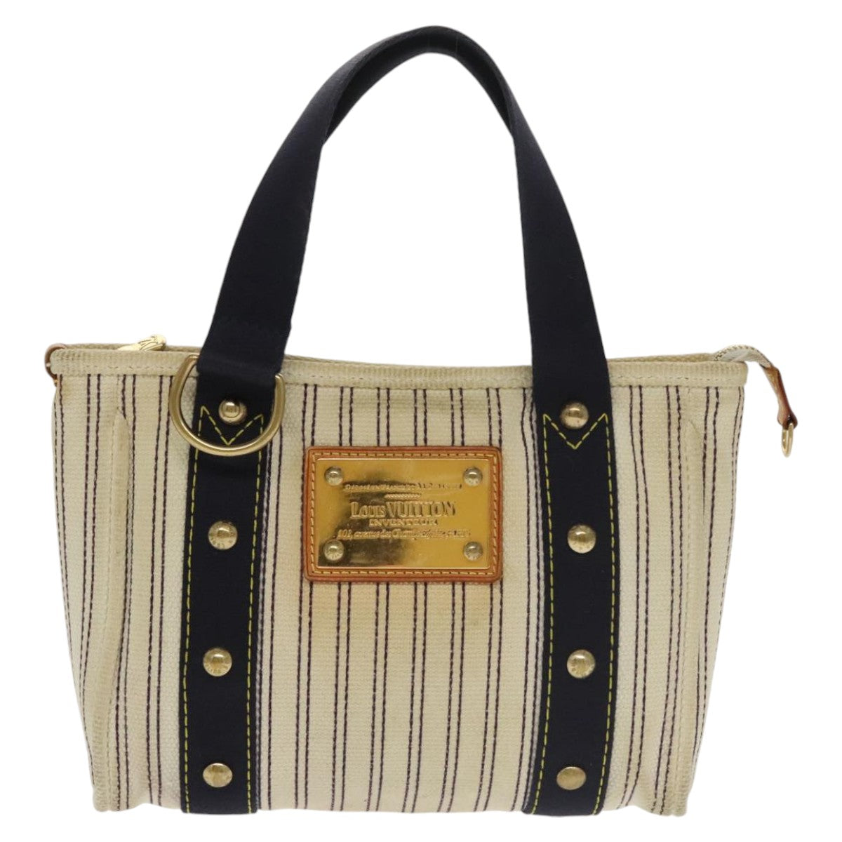 Louis Vuitton Antigua  Canvas Tote Bag