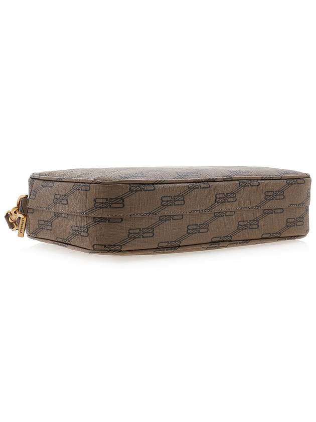 Luxury Balenciaga  Monogram Logo Camera Cross Bag Beige