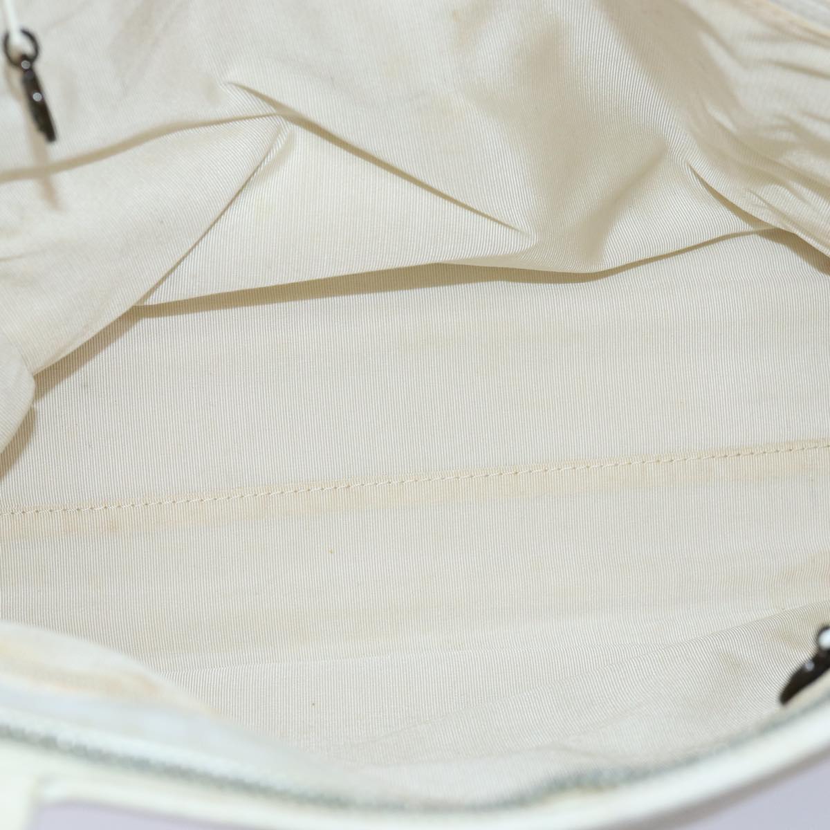 Top Quality Chanel COCO Mark Tote Bag Leather White CC Auth 83380