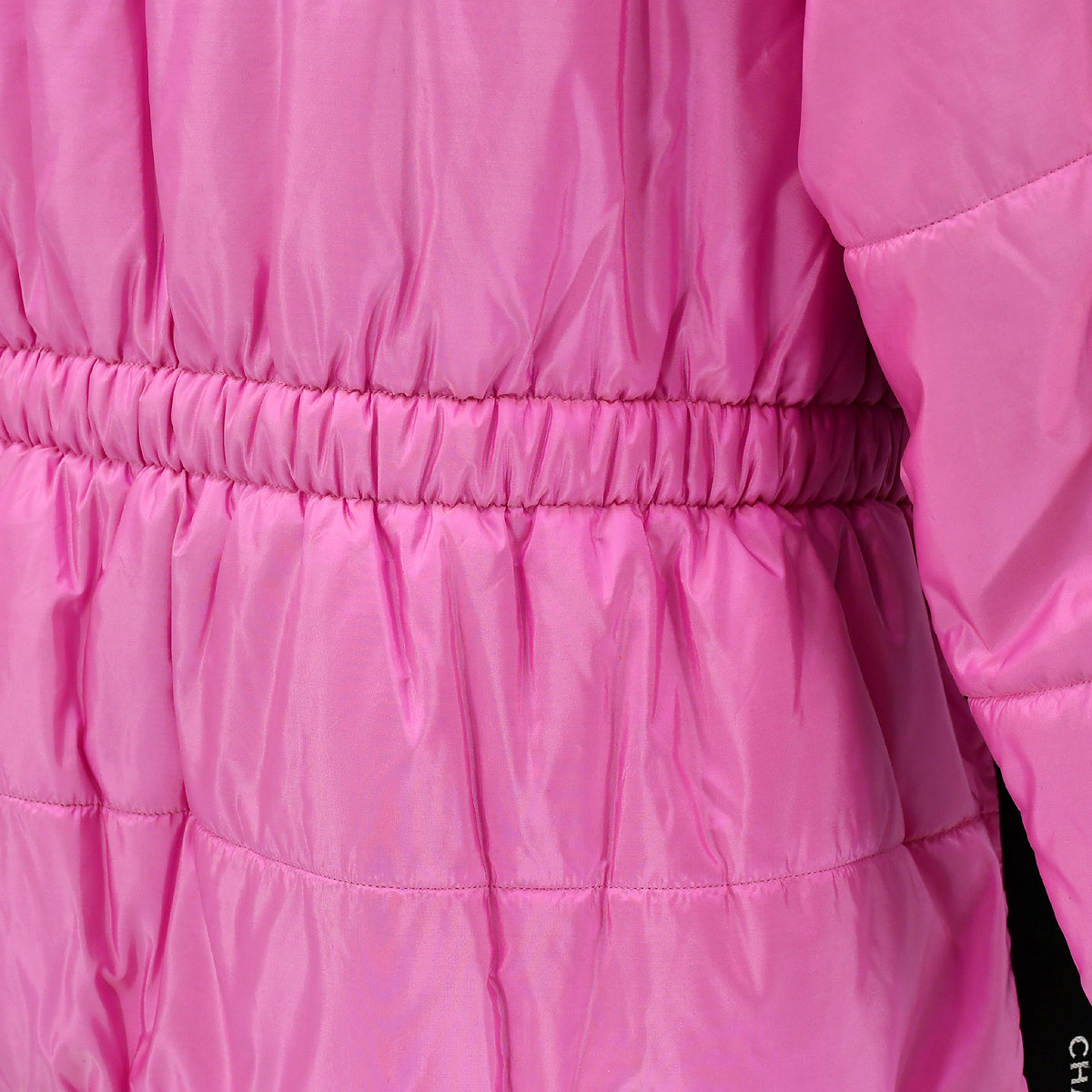 Chanel Fall 1996 silk puffer jacket with Gripoix buttons #40
