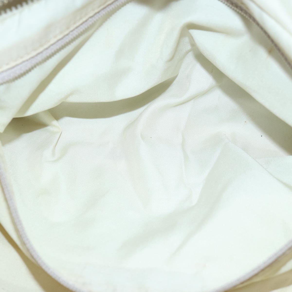 Top Quality Chanel New Travel Line Hand Bag Nylon Beige CC Auth 83429