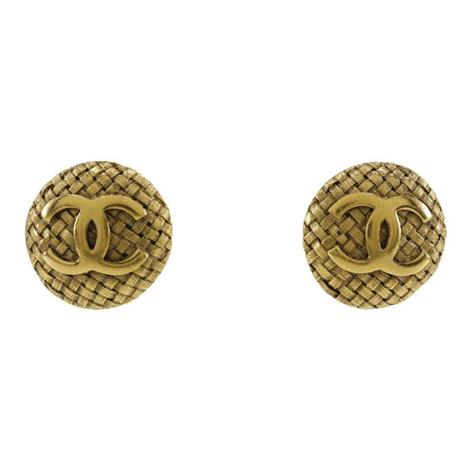 CHANEL EARLING GOLD MECKING FRANCE made 29  23.2g LADY CLEAN EARLING EARLING