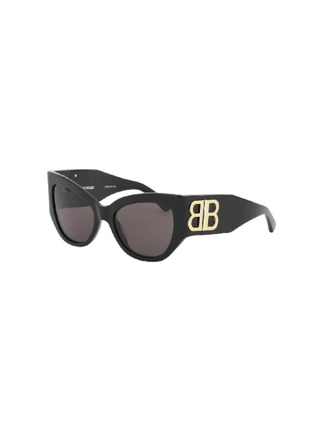 Luxury Balenciaga  BB Logo Cat-Eye Sunglasses Black