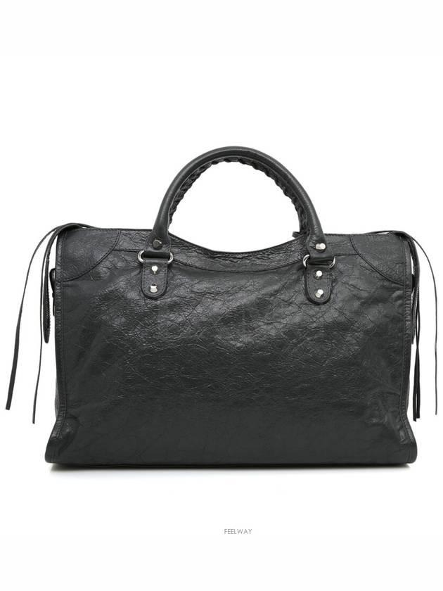 Luxury Balenciaga  City motor bag gray 505550 cross