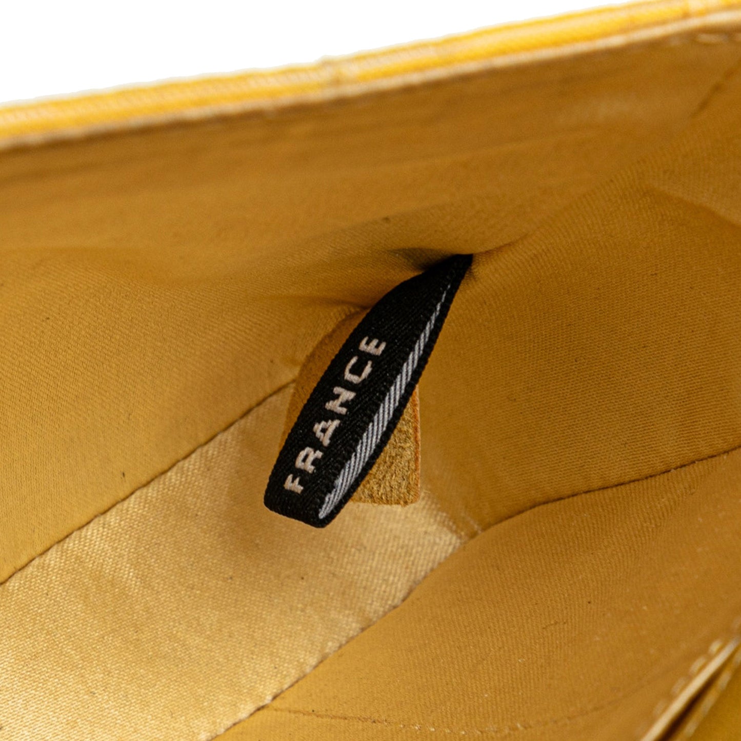 Yellow Chanel New Travel Line Nylon East West Flap Shoulder Bag