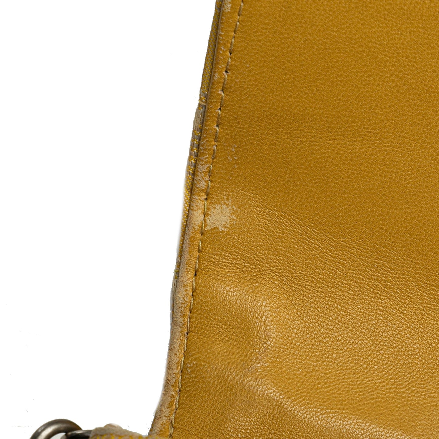 Yellow Chanel New Travel Line Nylon East West Flap Shoulder Bag